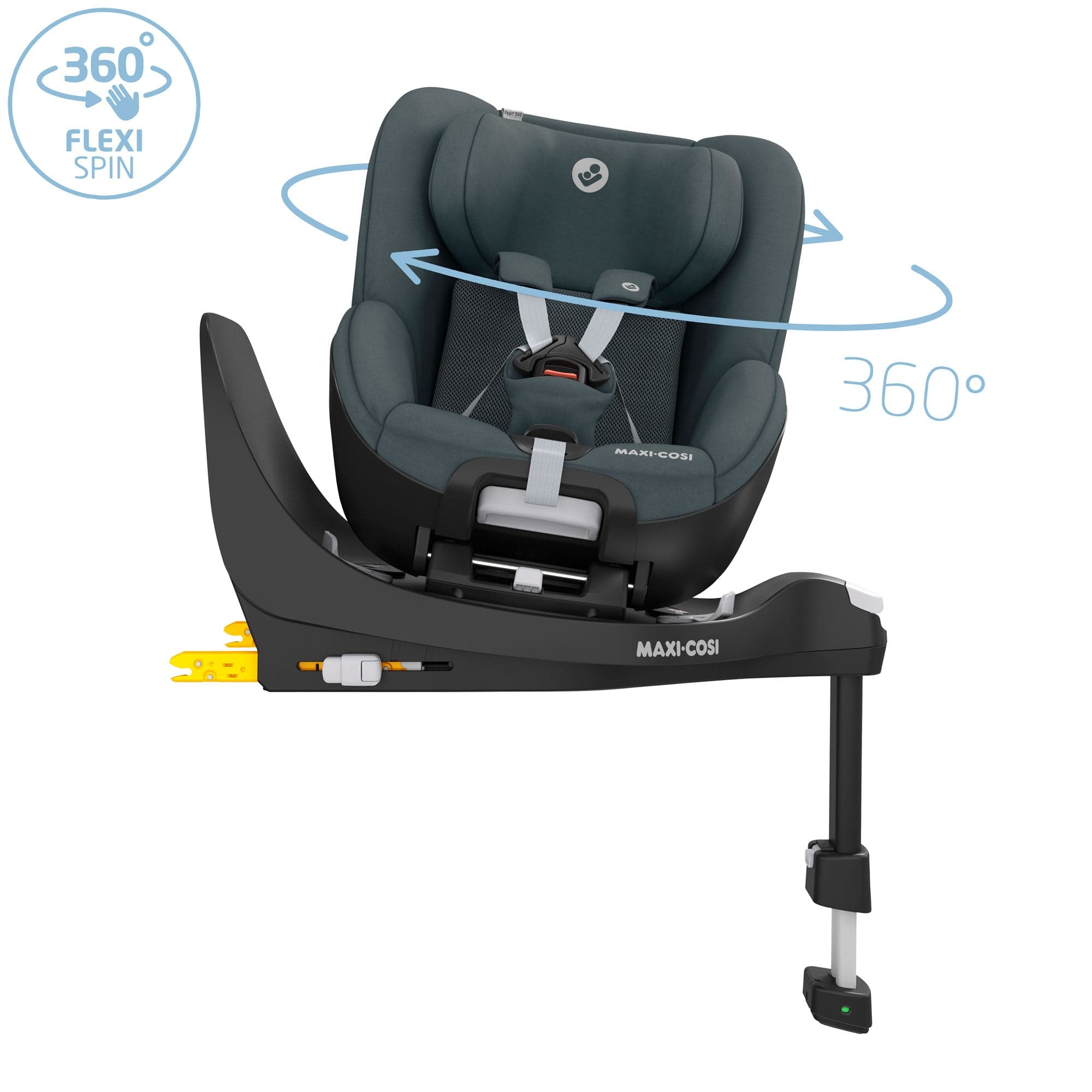 Maxi-Cosi Pebble 360, Pearl 360 & Familyfix 360 Base Bundle - Graphite Baby Car Seats KF10000049 8712930170501