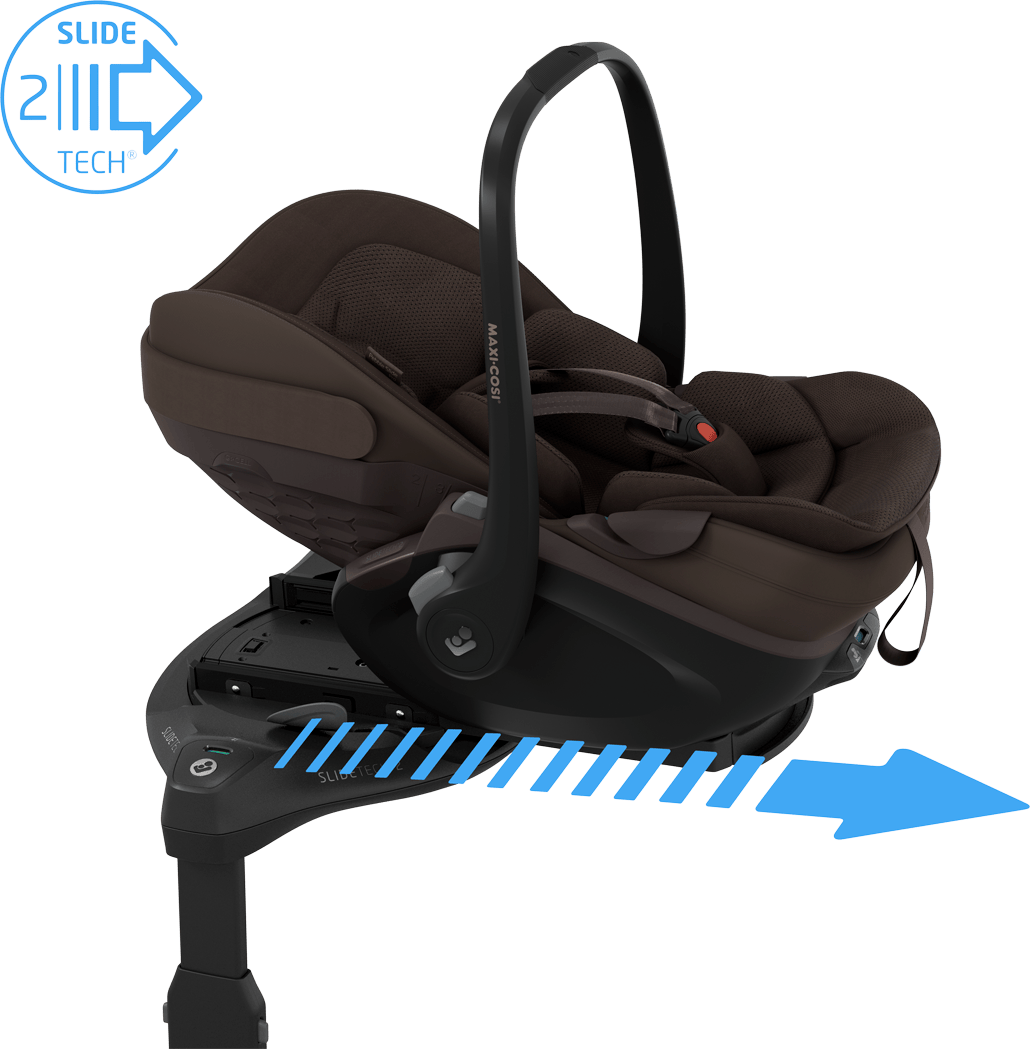 Maxi-Cosi Pebble Slide Pro in Espresso Brown Baby Car Seats