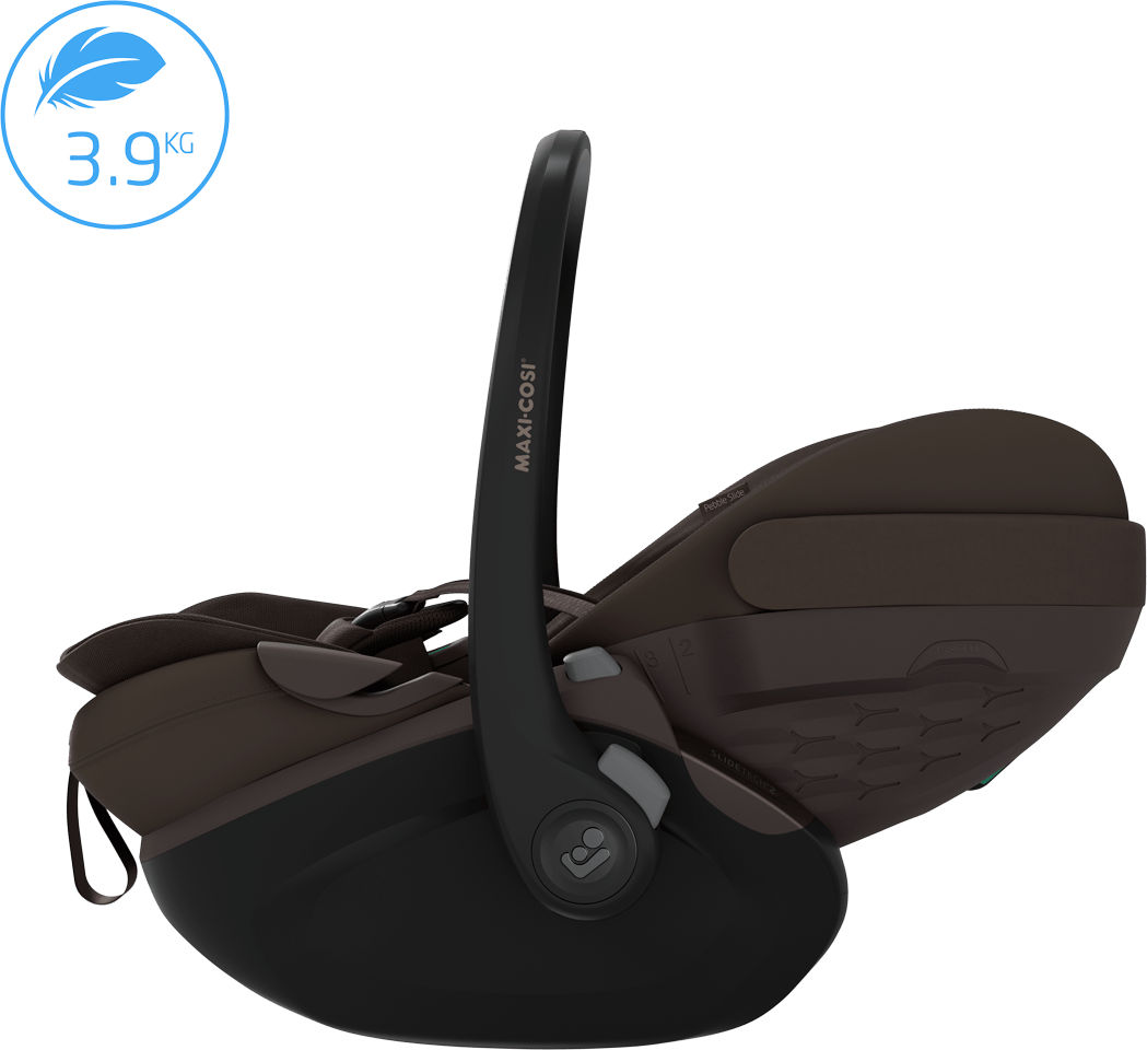 Maxi-Cosi Pebble Slide Pro in Espresso Brown Baby Car Seats