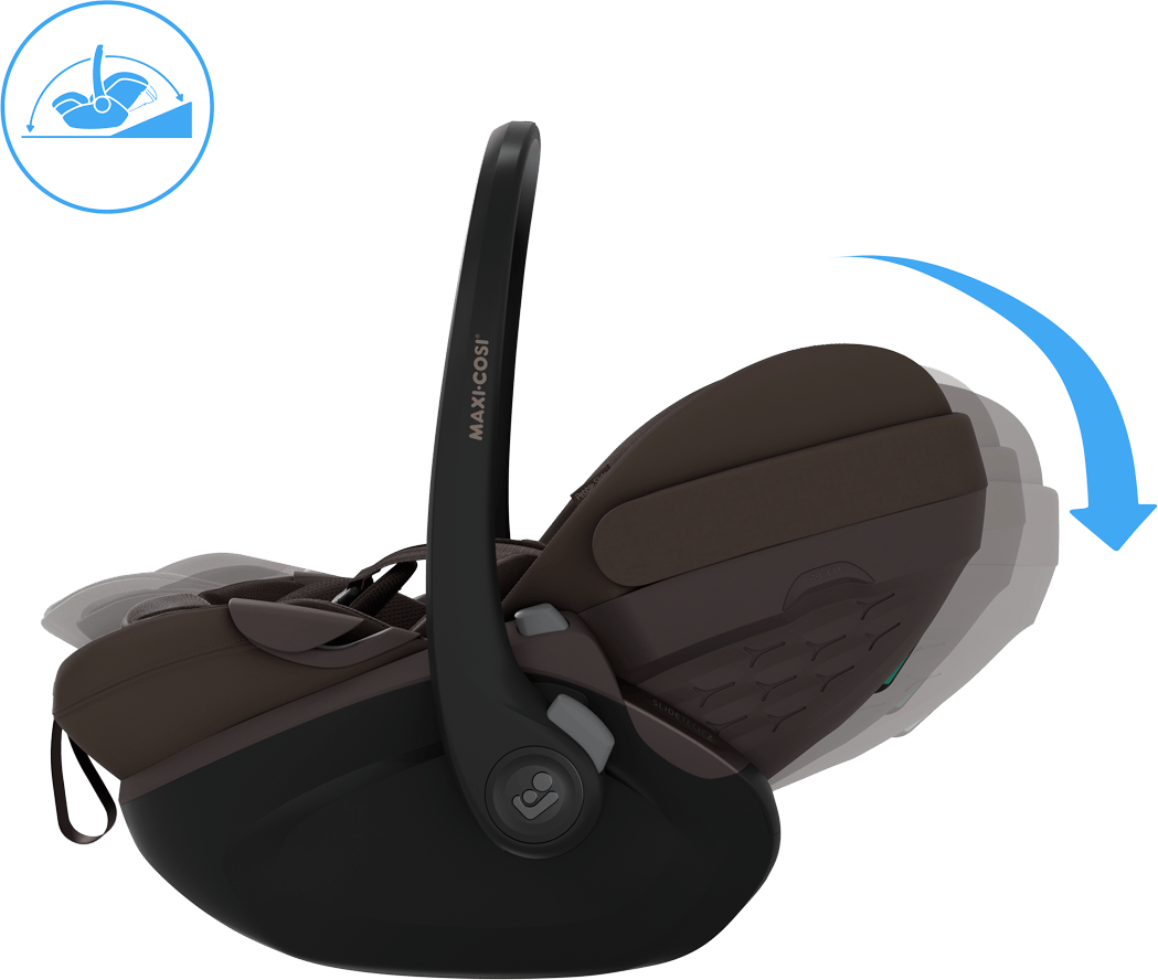 Maxi-Cosi Pebble Slide Pro in Espresso Brown Baby Car Seats