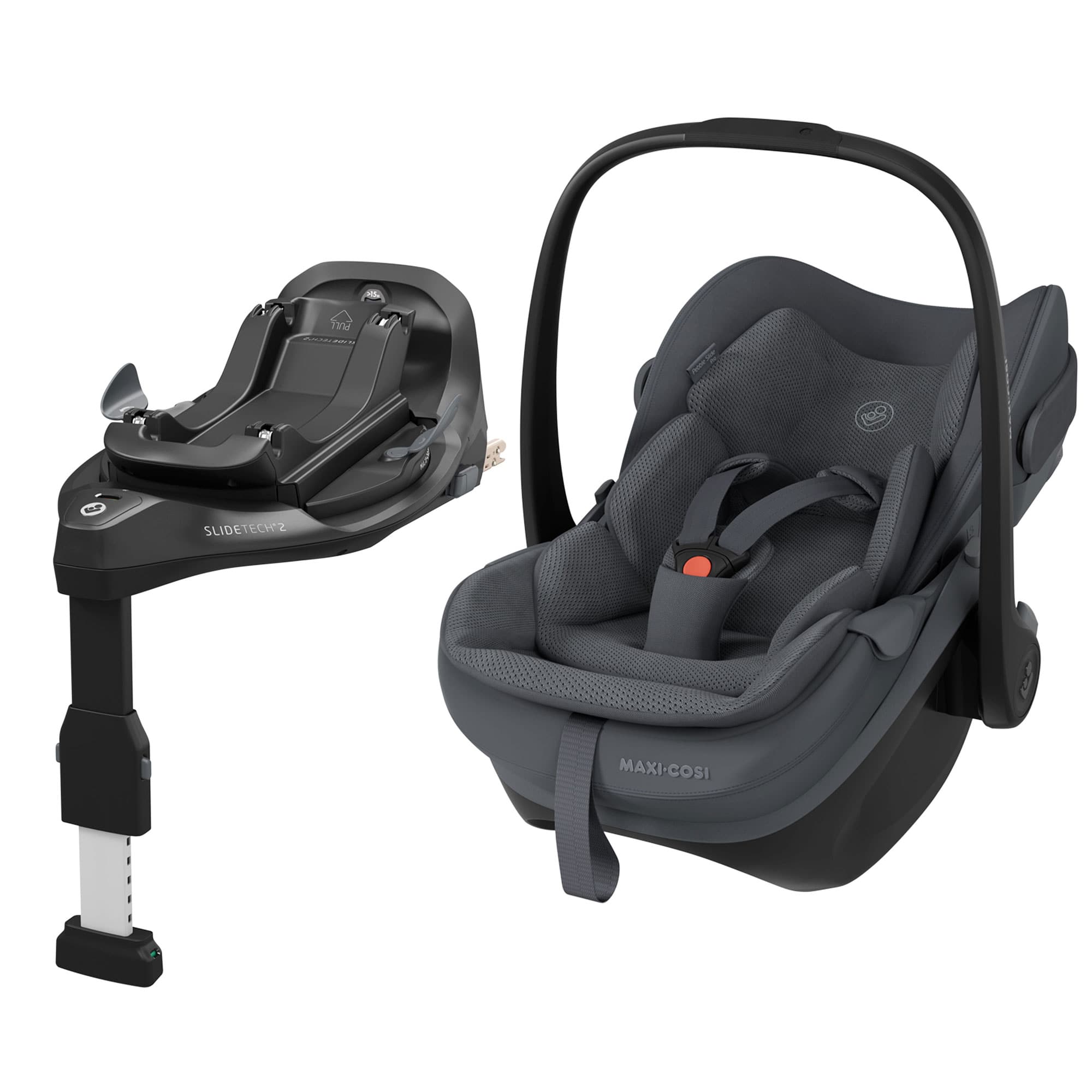 Maxi-Cosi Pebble Slide Pro in Moon Graphite Baby Car Seats 8442083110-1 8712930187585