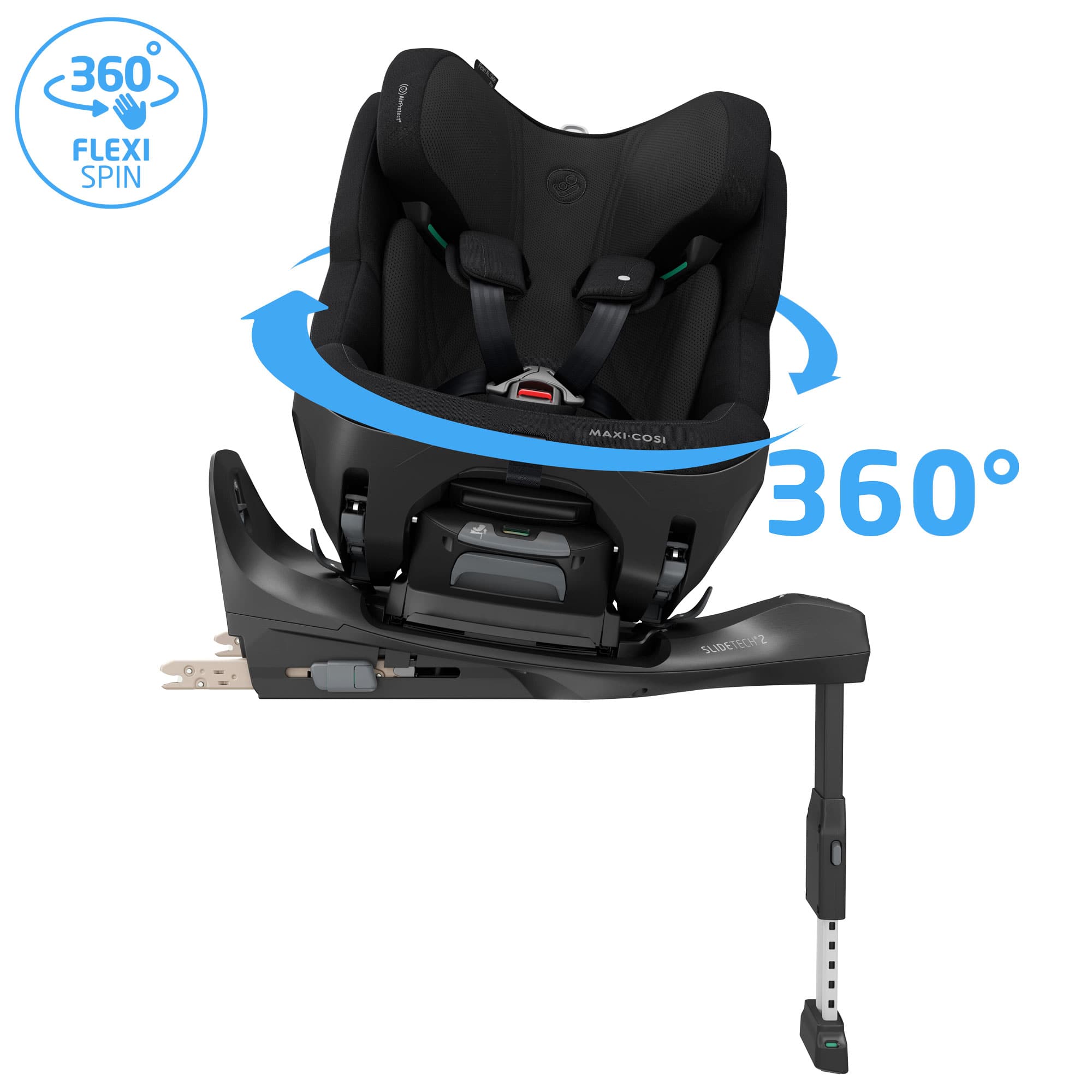 Maxi-Cosi Slide Pro Family Bundle in Black Baby Car Seats KF10000146 8712930187745