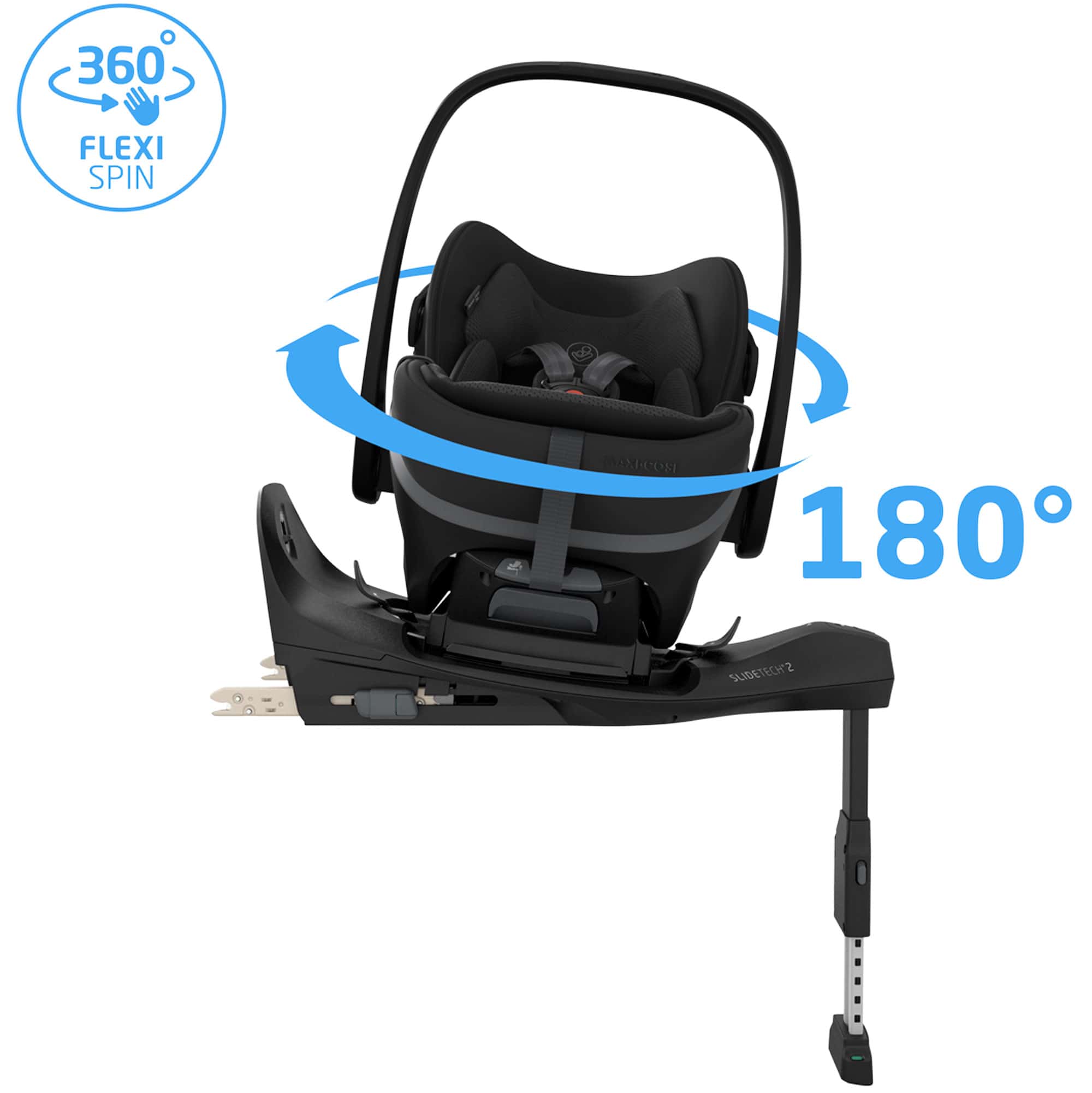 Maxi-Cosi Slide Pro Family Bundle in Black Baby Car Seats KF10000146 8712930187745