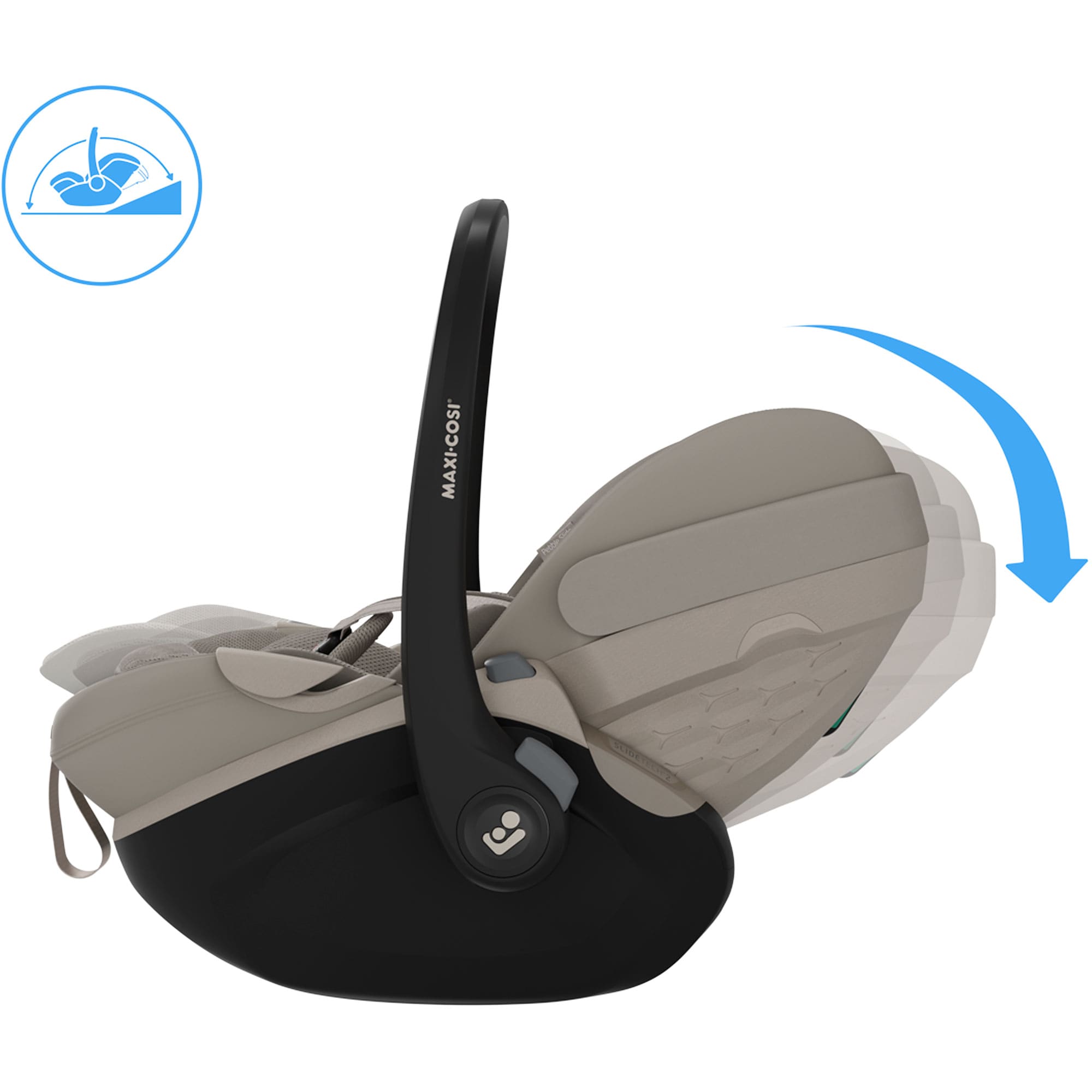 Maxi-Cosi Slide Pro Family Bundle in Sand/Black Baby Car Seats KF10000149 8712930187776