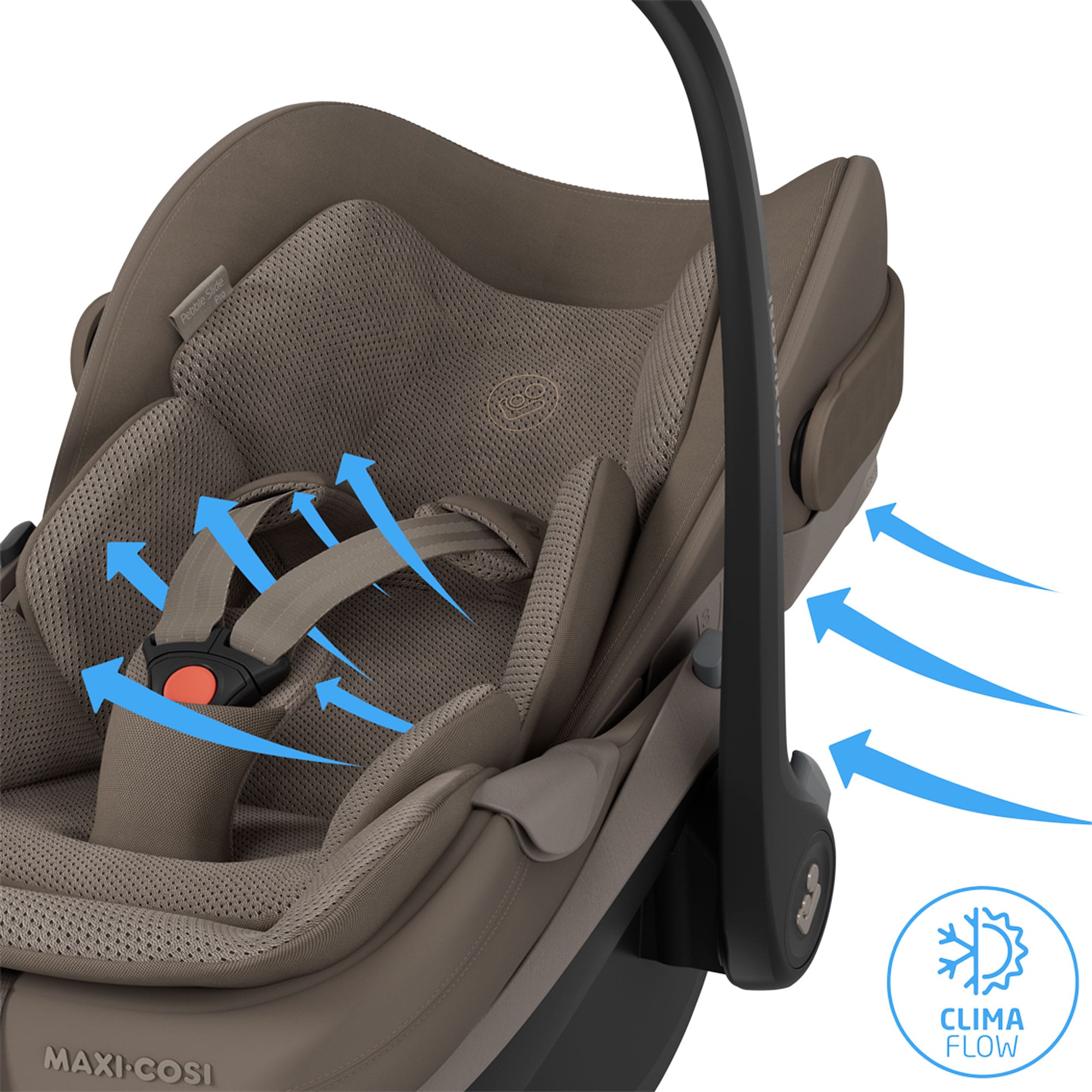Maxi-Cosi Slide Pro Family Bundle in Truffle Baby Car Seats KF10000147 8712930187752