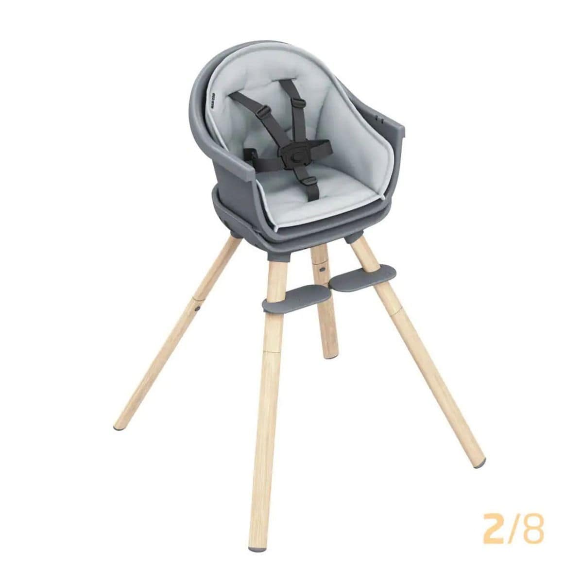 Maxi-Cosi Moa 8-in-1 Highchair in Beyond Graphite Baby Highchairs 2710043300 3220660341894