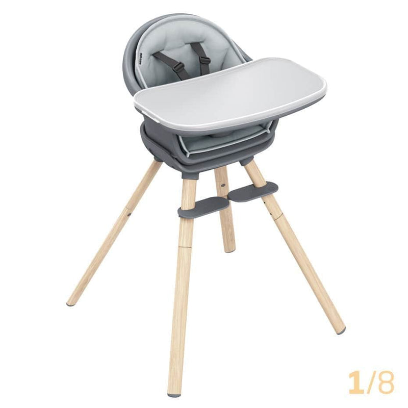 Maxi-Cosi Moa 8-in-1 Highchair in Beyond Graphite Baby Highchairs 2710043300 3220660341894