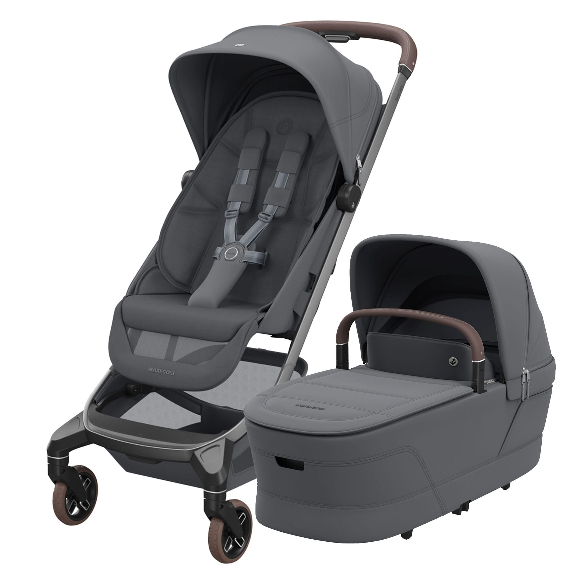 Maxi-Cosi Fame Cabin Complete Pram in Moon Graphite Baby Prams KF10000220 8720291001860