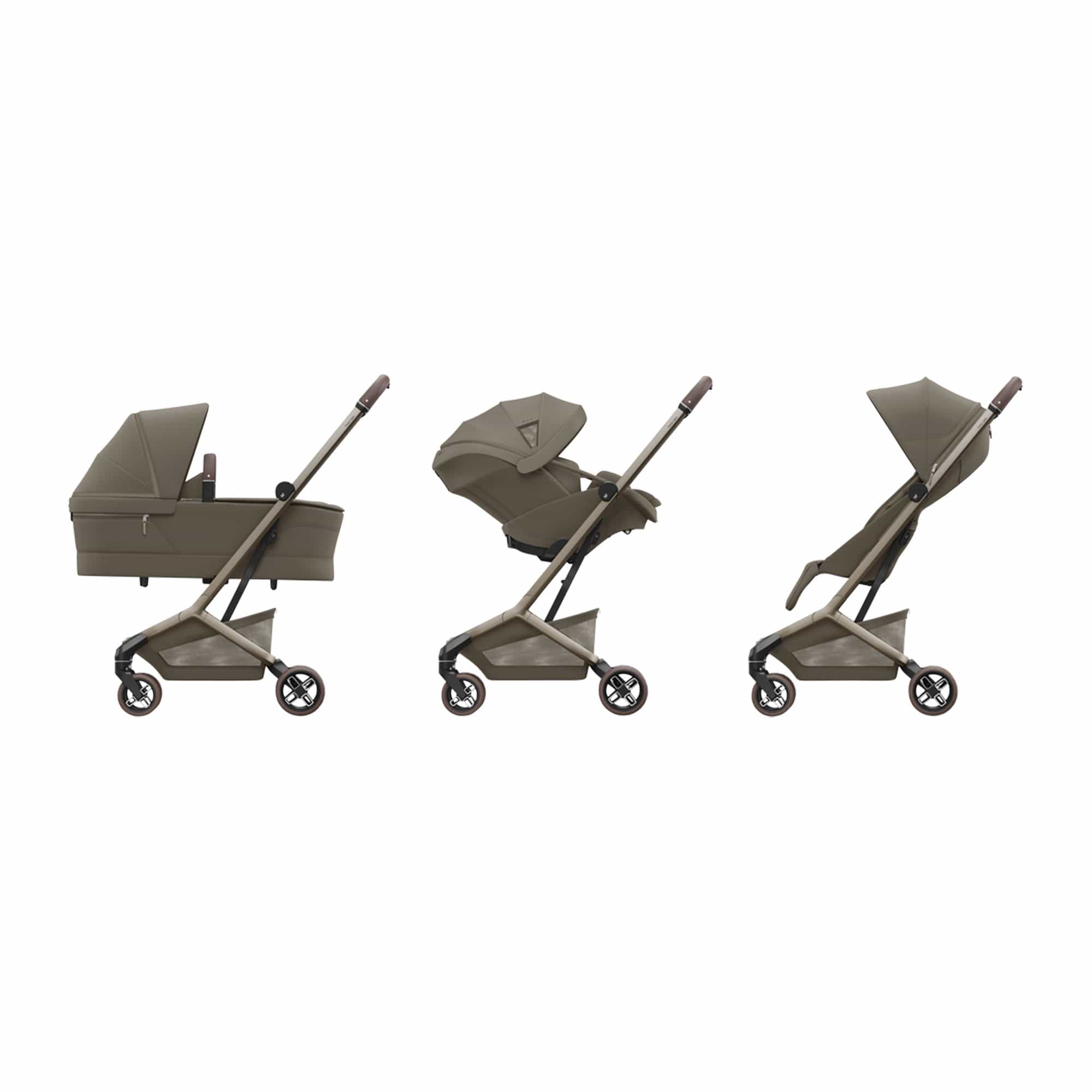 Maxi-Cosi Fame Cabin Complete Pram in Oak Truffle Baby Prams KF10000218 8720291001846
