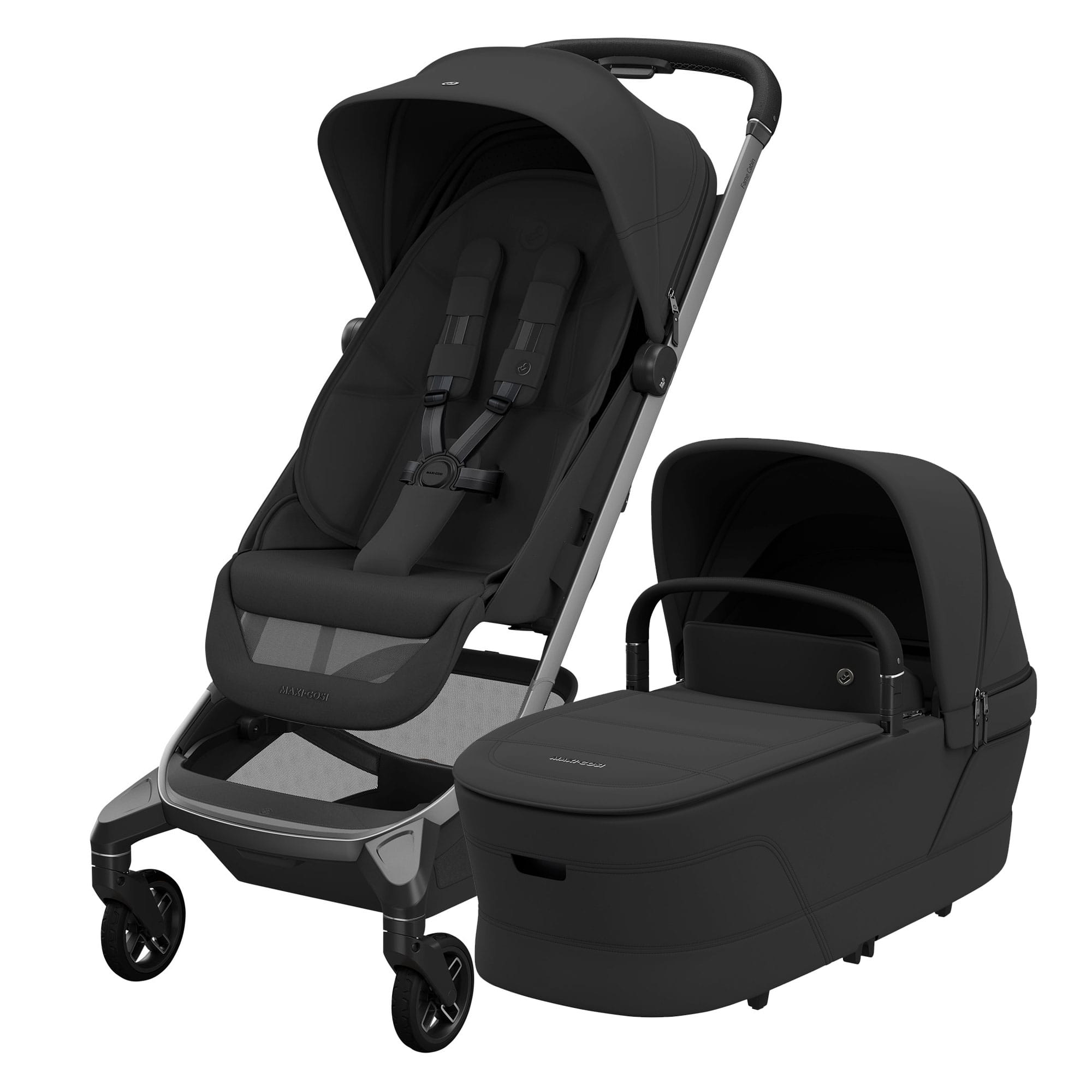 Maxi-Cosi Fame Cabin Complete Pram in Onyx Black Baby Prams KF10000216 8720291001839