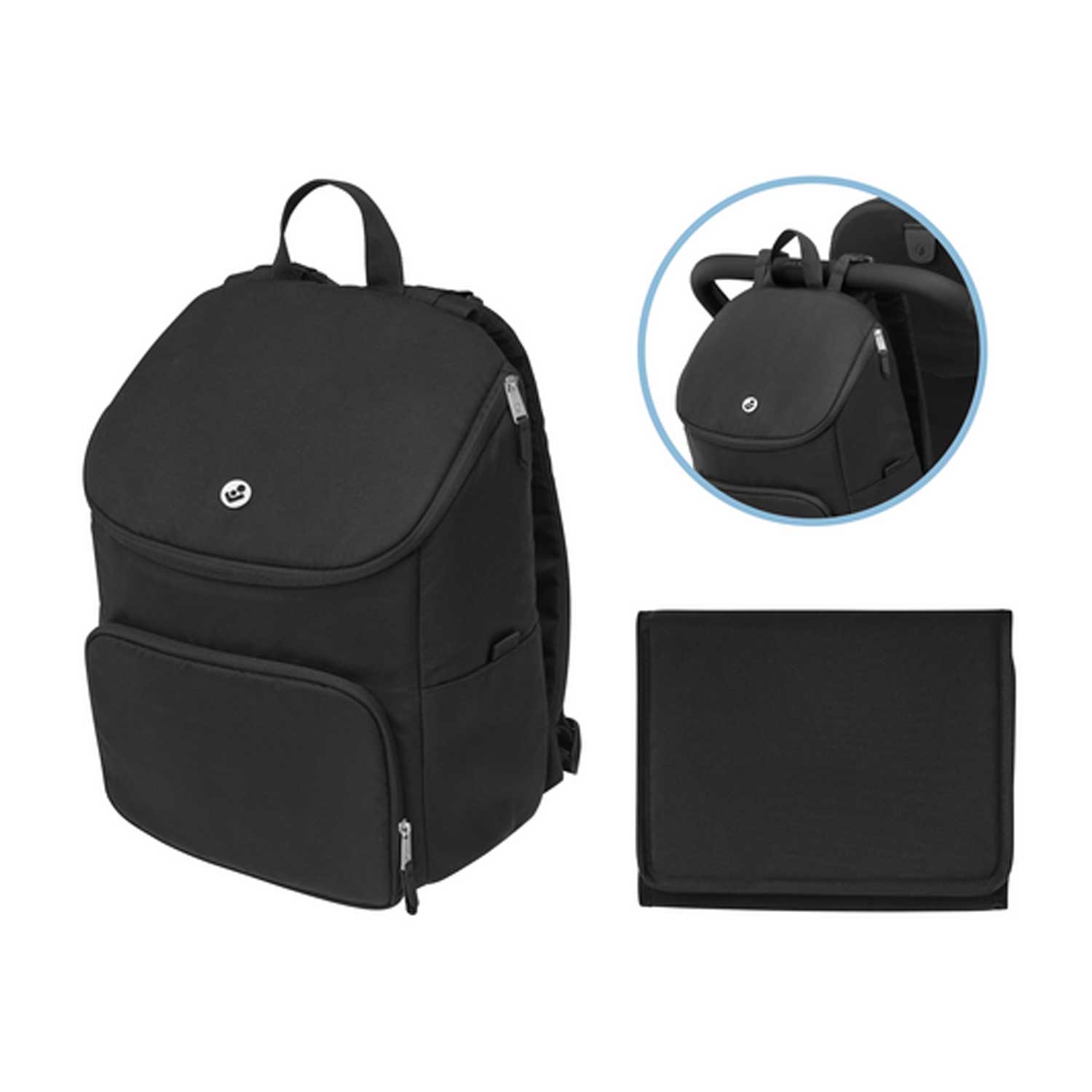 Maxi-Cosi Oxford 7pc Essential Bundle in Twillic Black Baby Prams 1980390300 3220660004232
