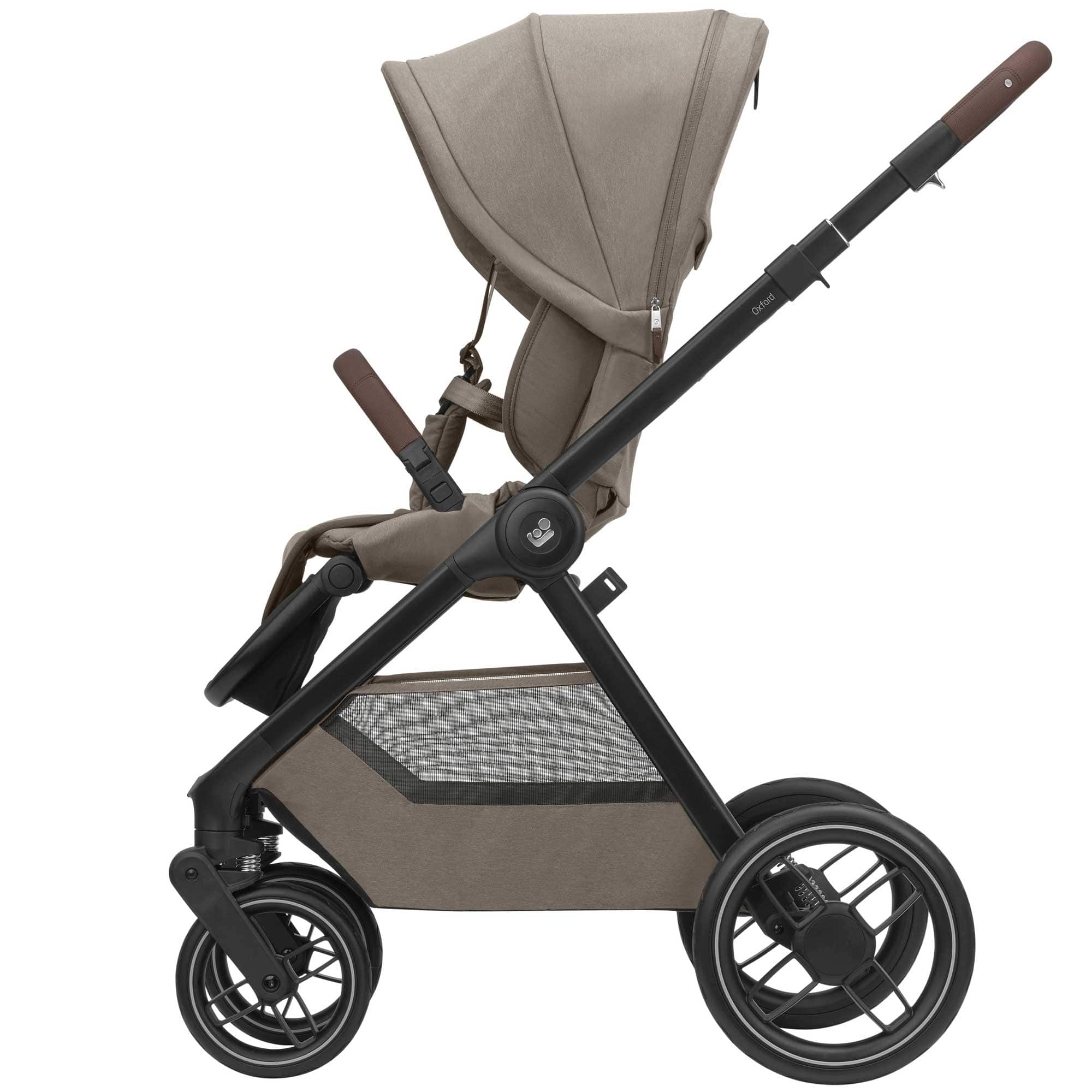Maxi-Cosi Oxford+ 8 Piece Emerald 360S Bundle in Twillic Truffle Baby Prams KF10000136 8712930023883