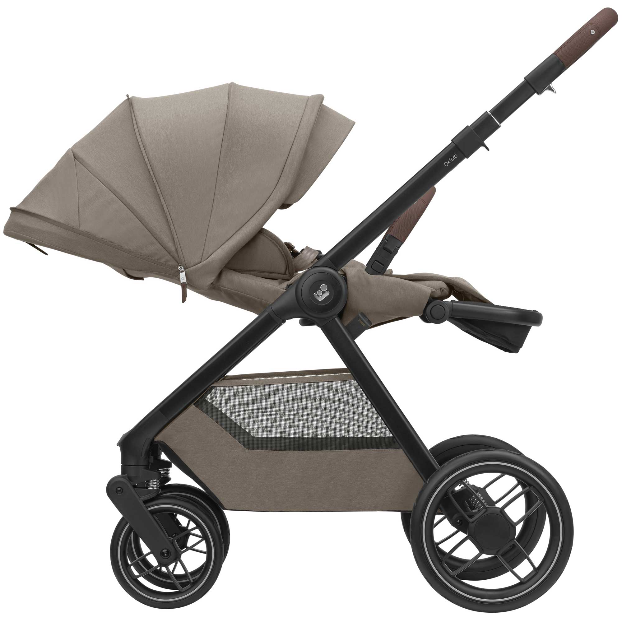 Maxi-Cosi Oxford+ 8 Piece Emerald 360S Bundle in Twillic Truffle Baby Prams KF10000136 8712930023883