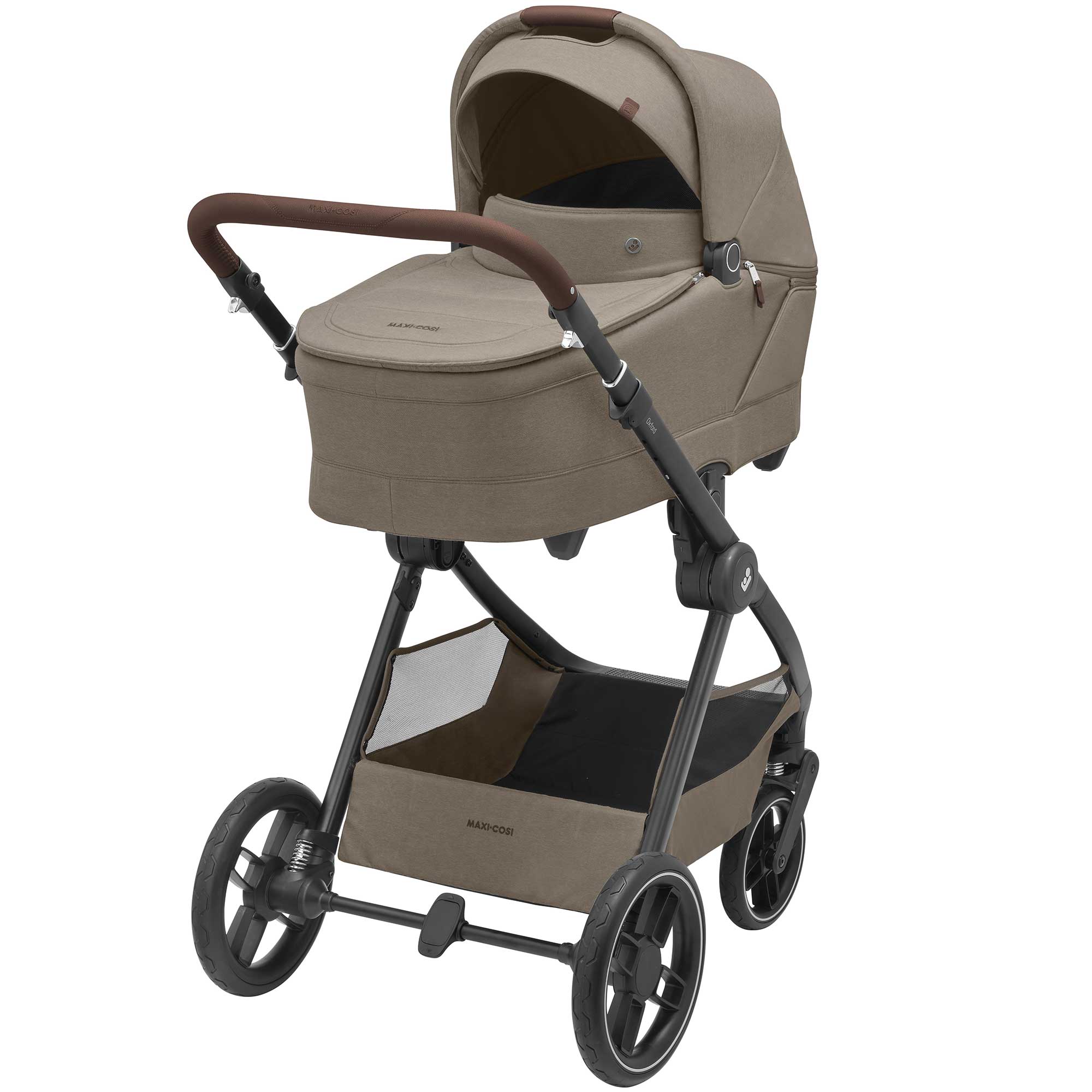 Maxi-Cosi Oxford+ 8 Piece Emerald 360S Bundle in Twillic Truffle Baby Prams KF10000136 8712930023883