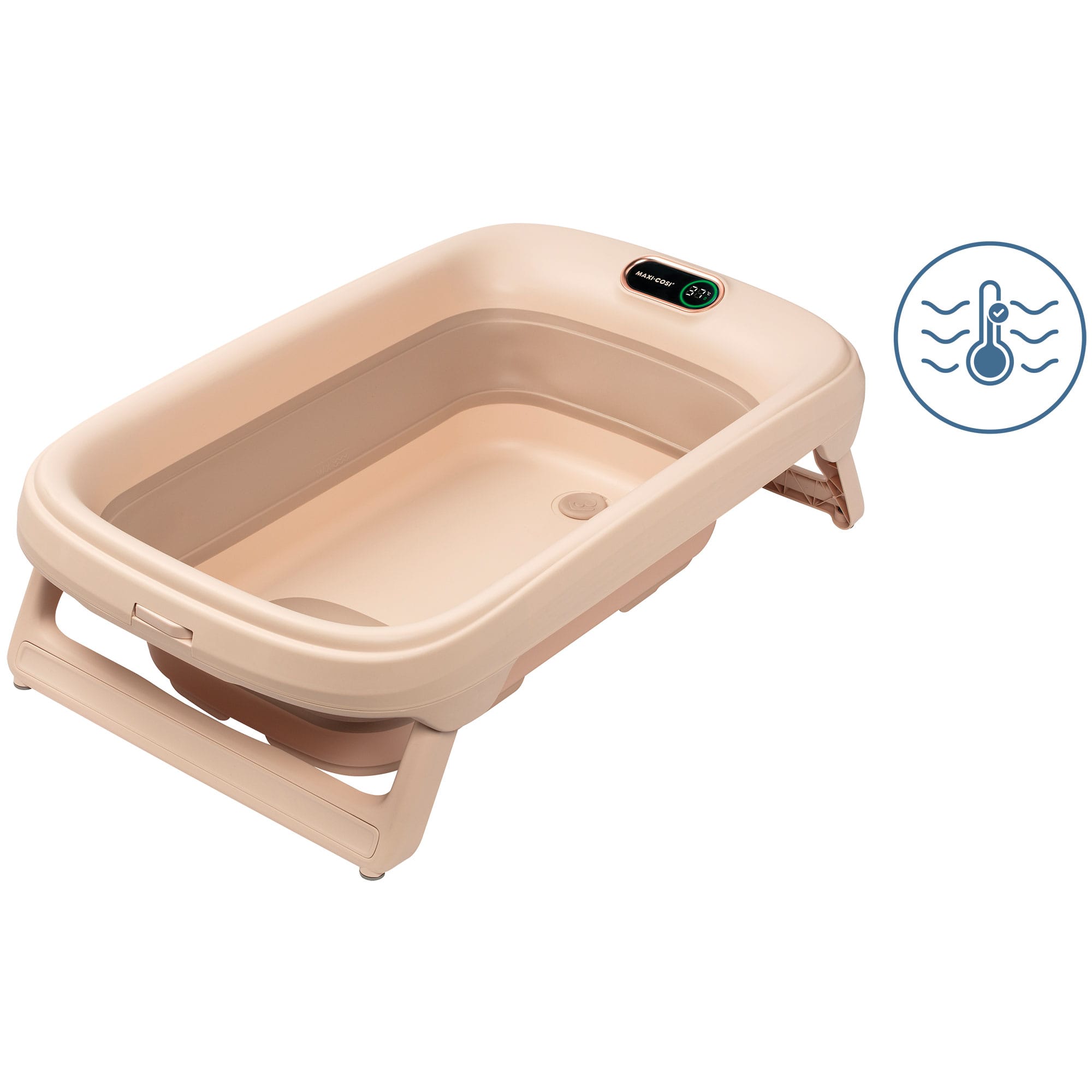 Maxi-Cosi Indigo Plus Bathtub + Newborn Insert in Muted Terra Bathing & Grooming