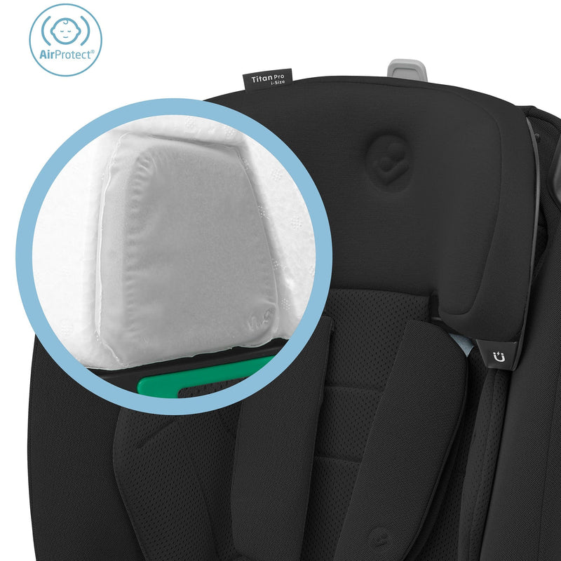 Maxi-Cosi Titan Pro 2 i-Size Car Seat in Authentic Black Combination Car Seats 8618671111 8712930183457