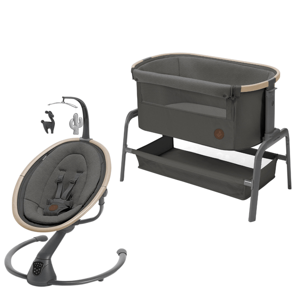 Maxi-Cosi Iora & Cassia Home Bundle in Beyond Graphite Cribs 14415-BEYGPH 3220660341535