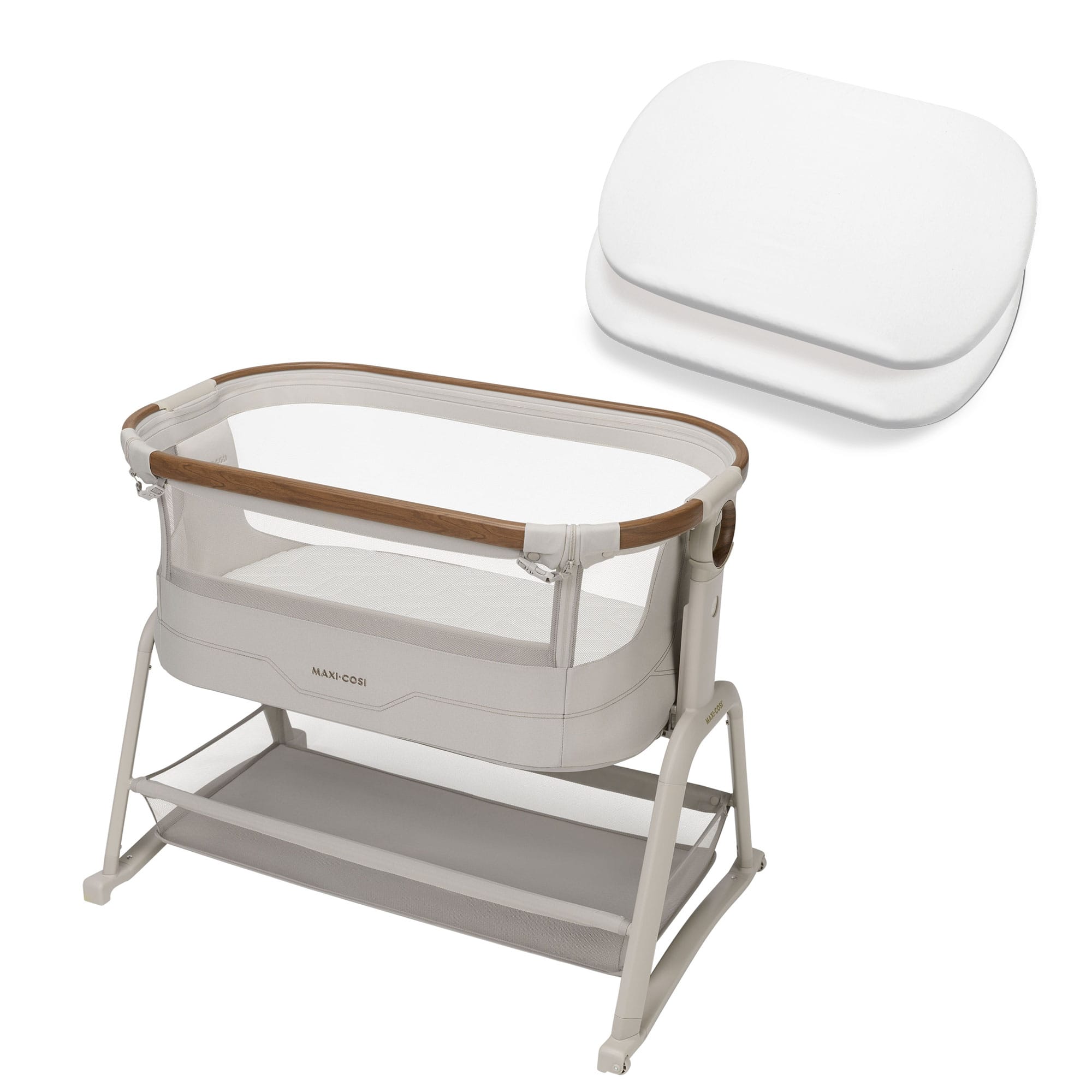 Maxi-Cosi Iora Plus Co-Sleeper & Bassinet in Elegance Beige
