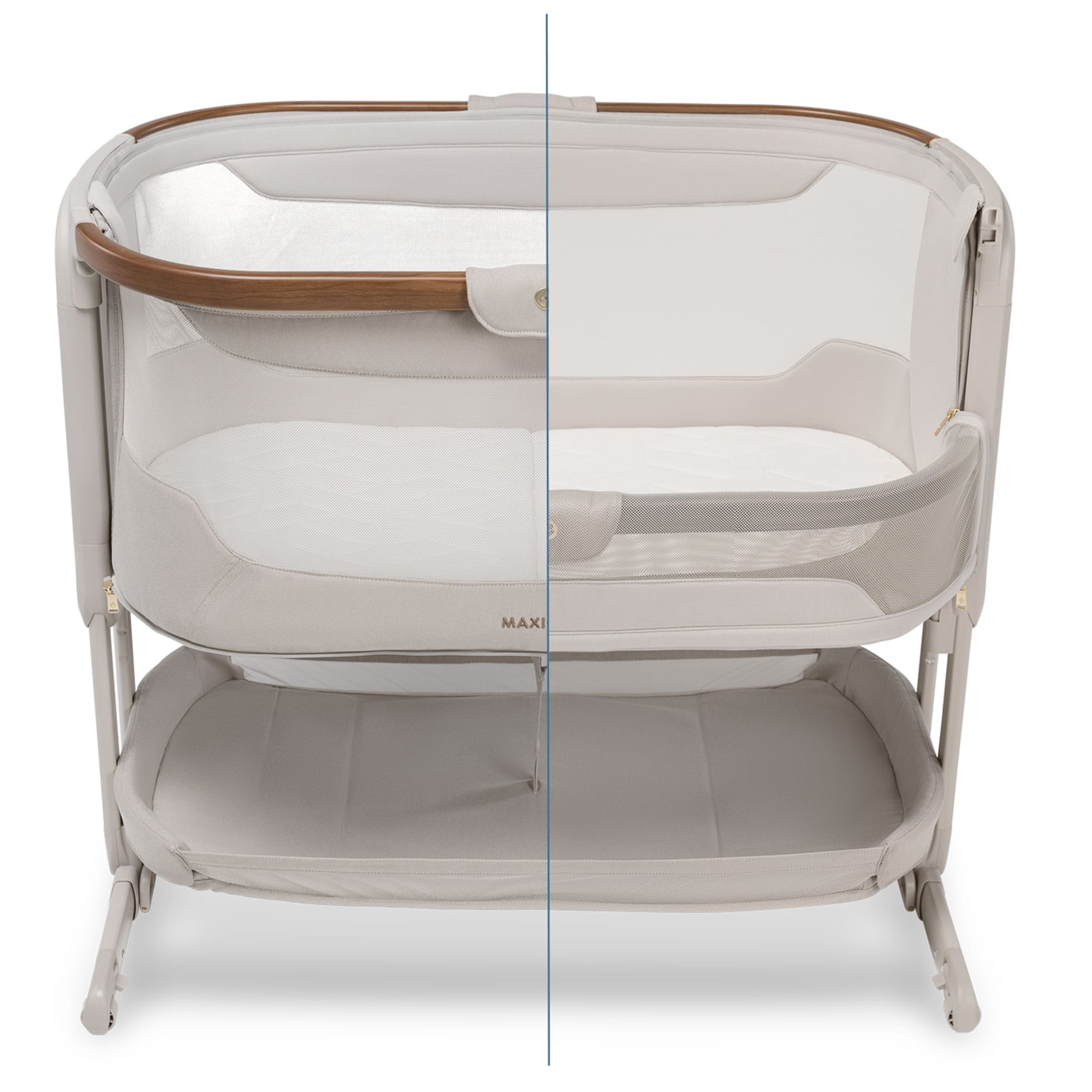 Maxi-Cosi Iora Pro Co-Sleeper & Bassinet in Elegance Beige Cribs