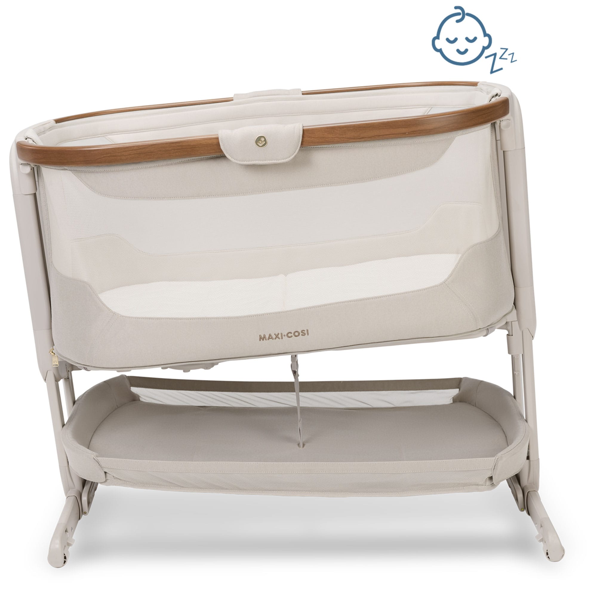 Maxi-Cosi Iora Pro Co-Sleeper & Bassinet in Elegance Beige Cribs