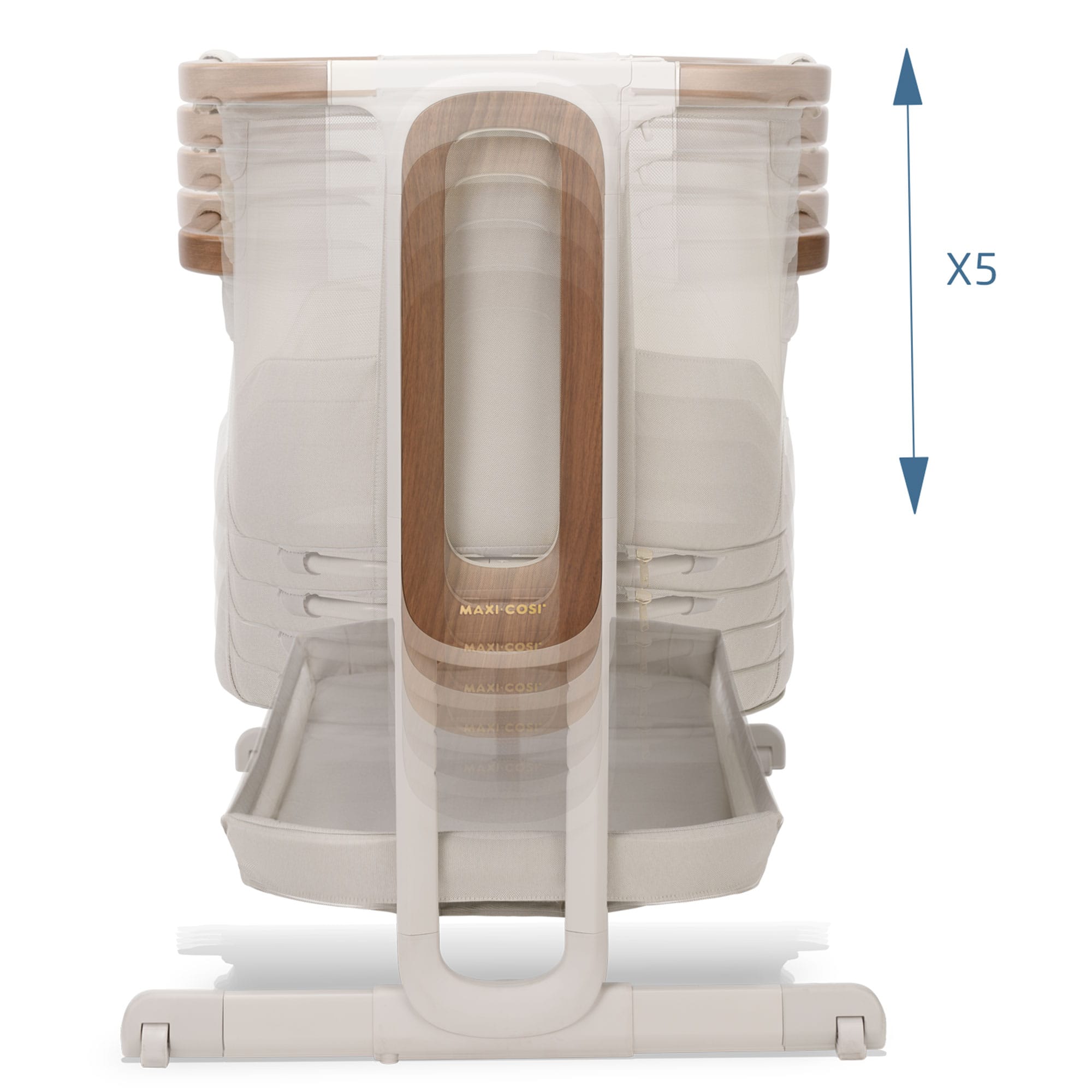 Maxi-Cosi Iora Pro Co-Sleeper & Bassinet in Elegance Beige Cribs