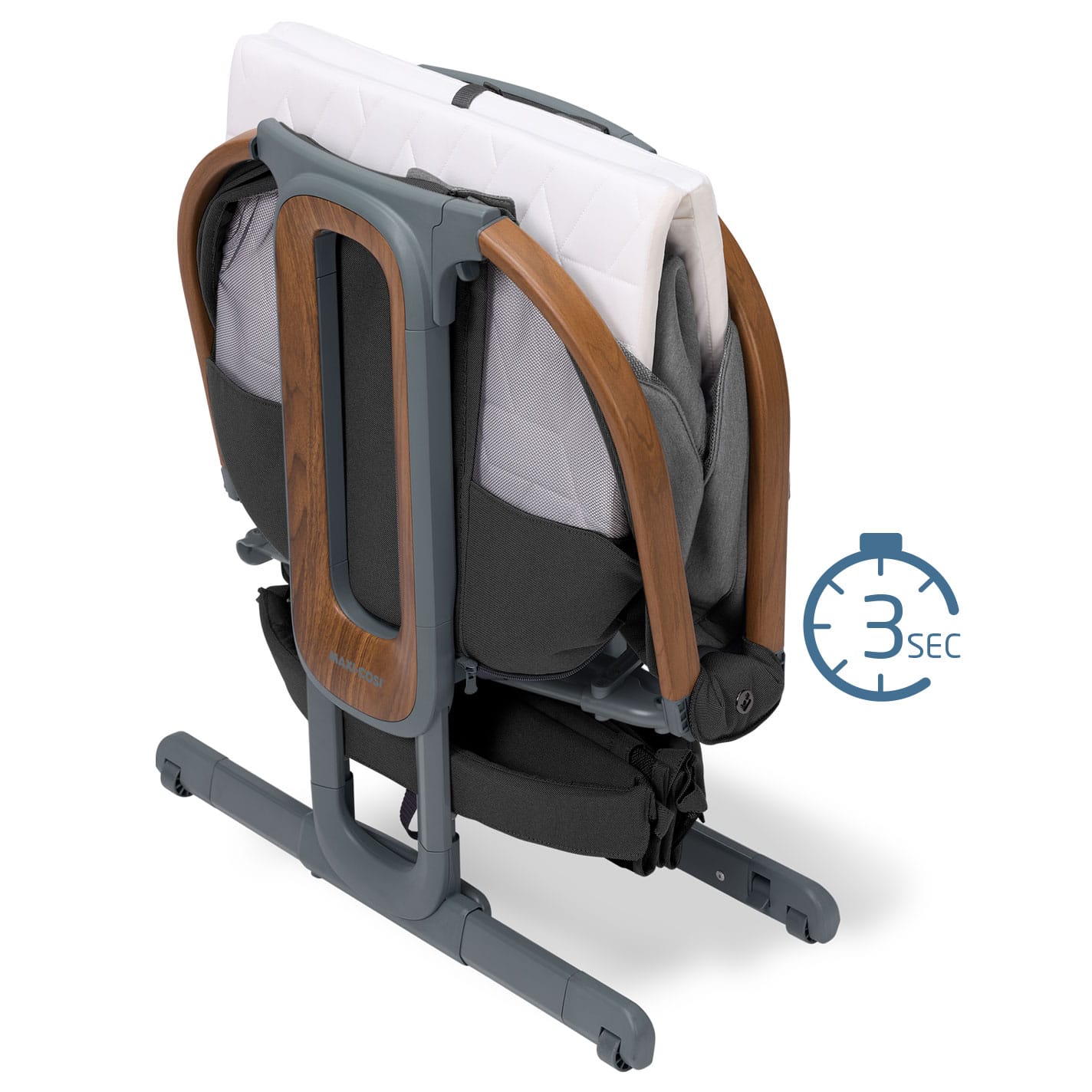 Maxi-Cosi Iora Pro Co-Sleeper & Bassinet in Elegance Graphite Cribs