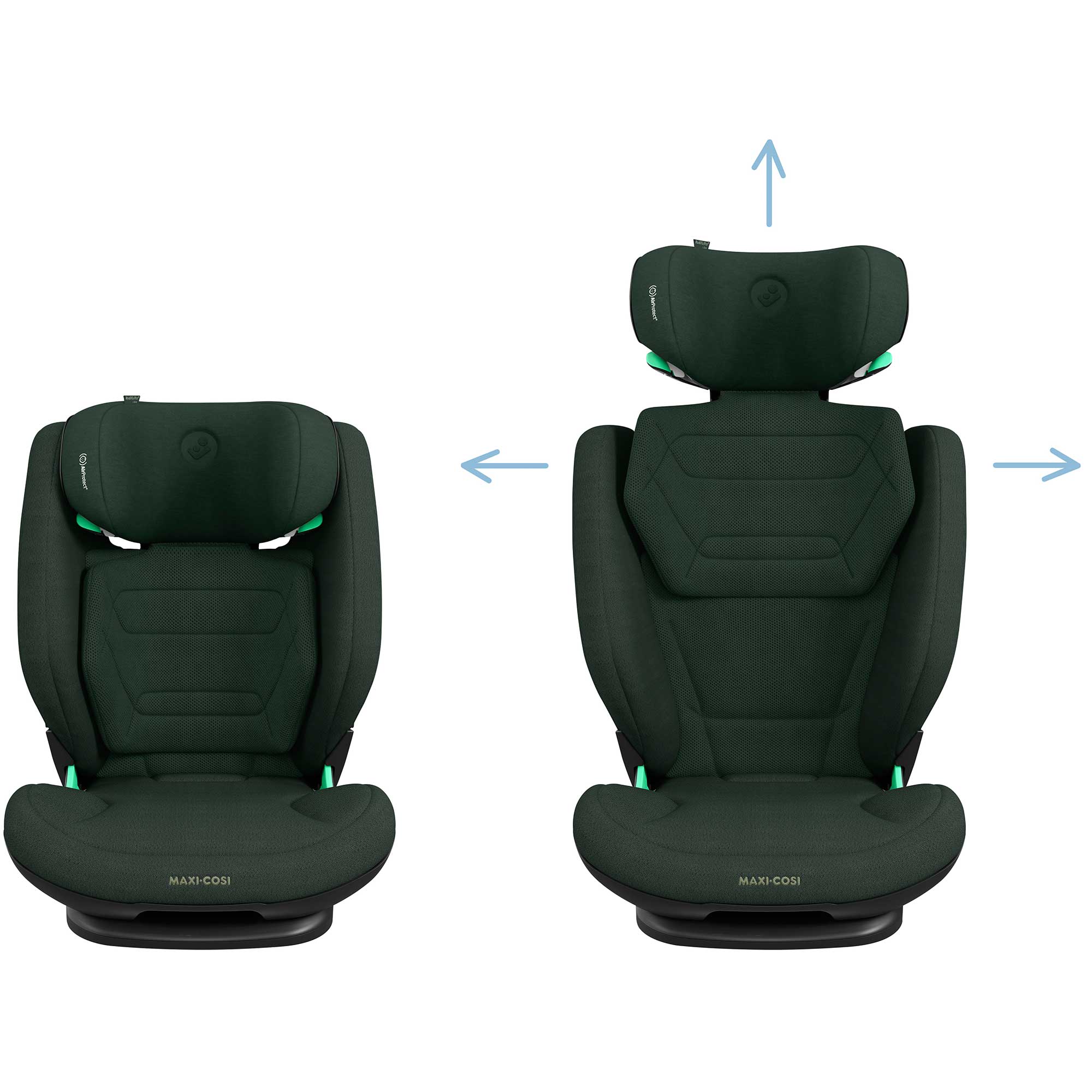 Maxi-Cosi Rodifix Pro 2 i-size Booster Seat in Authentic Green Highback Booster Seats 8800490110 8712930186748