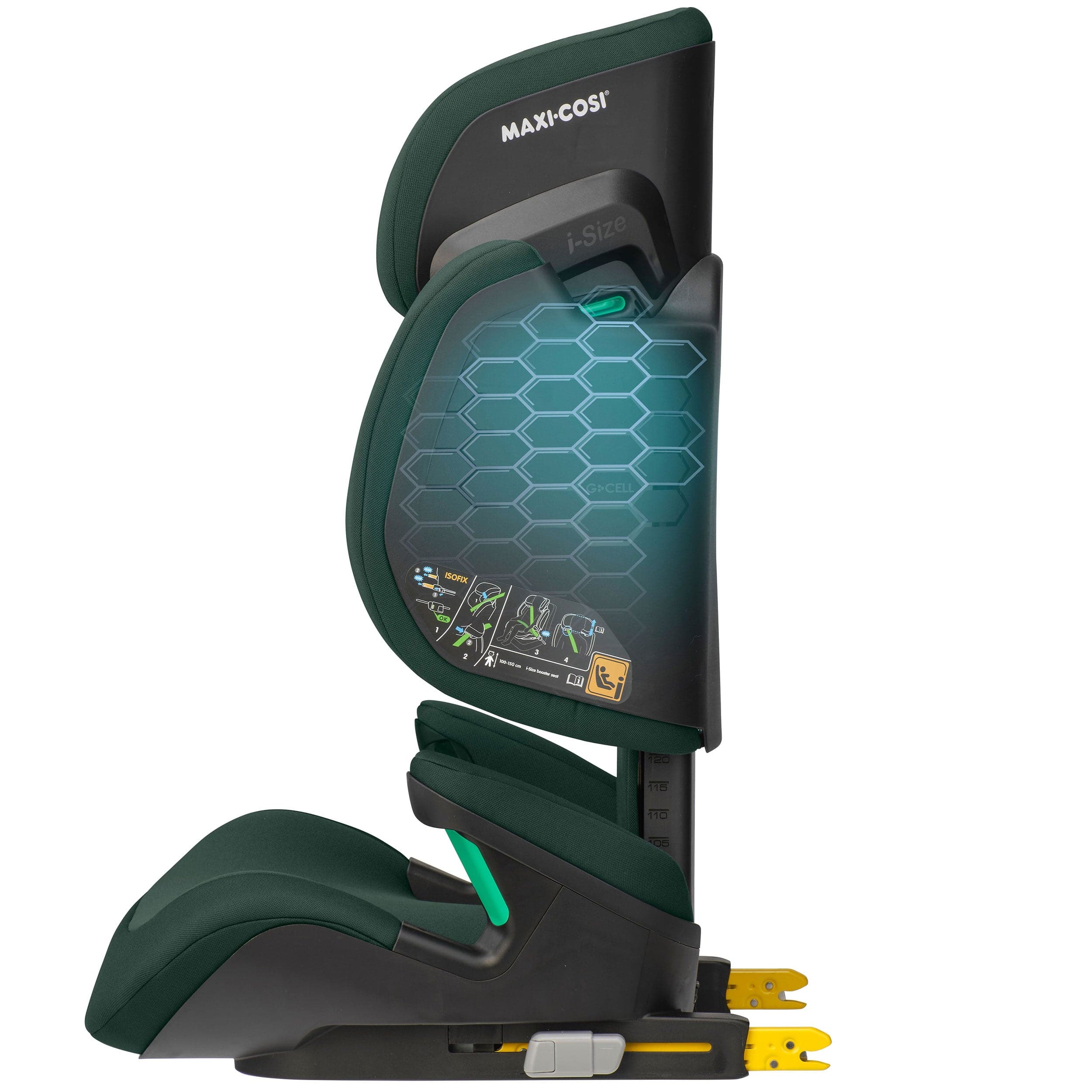 Maxi-Cosi Rodifix R i-Size Car Seat Authentic Green Highback Booster Seats 8760490110 8712930187271