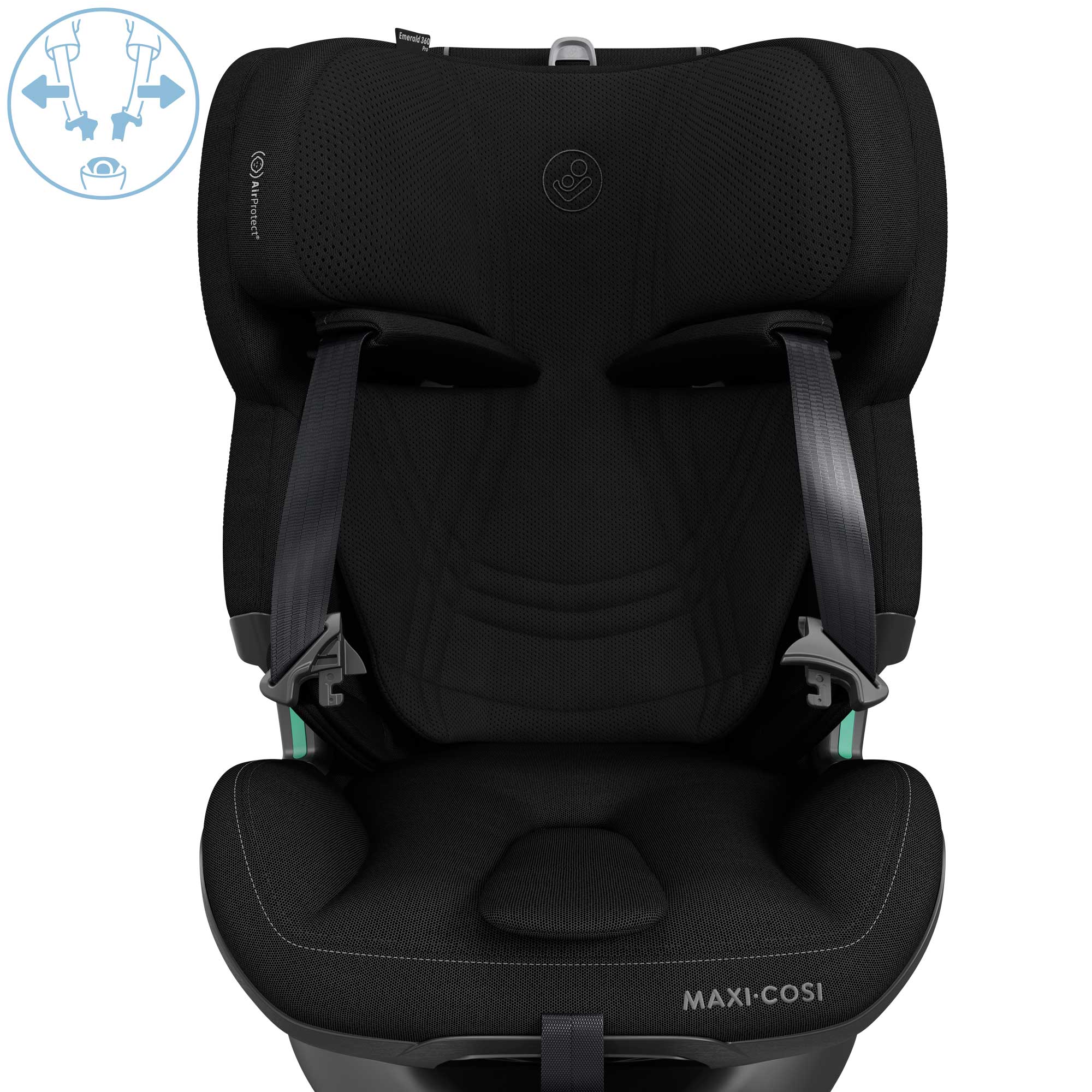 Maxi-Cosi Emerald 360 Pro Car Seat in Authentic Black