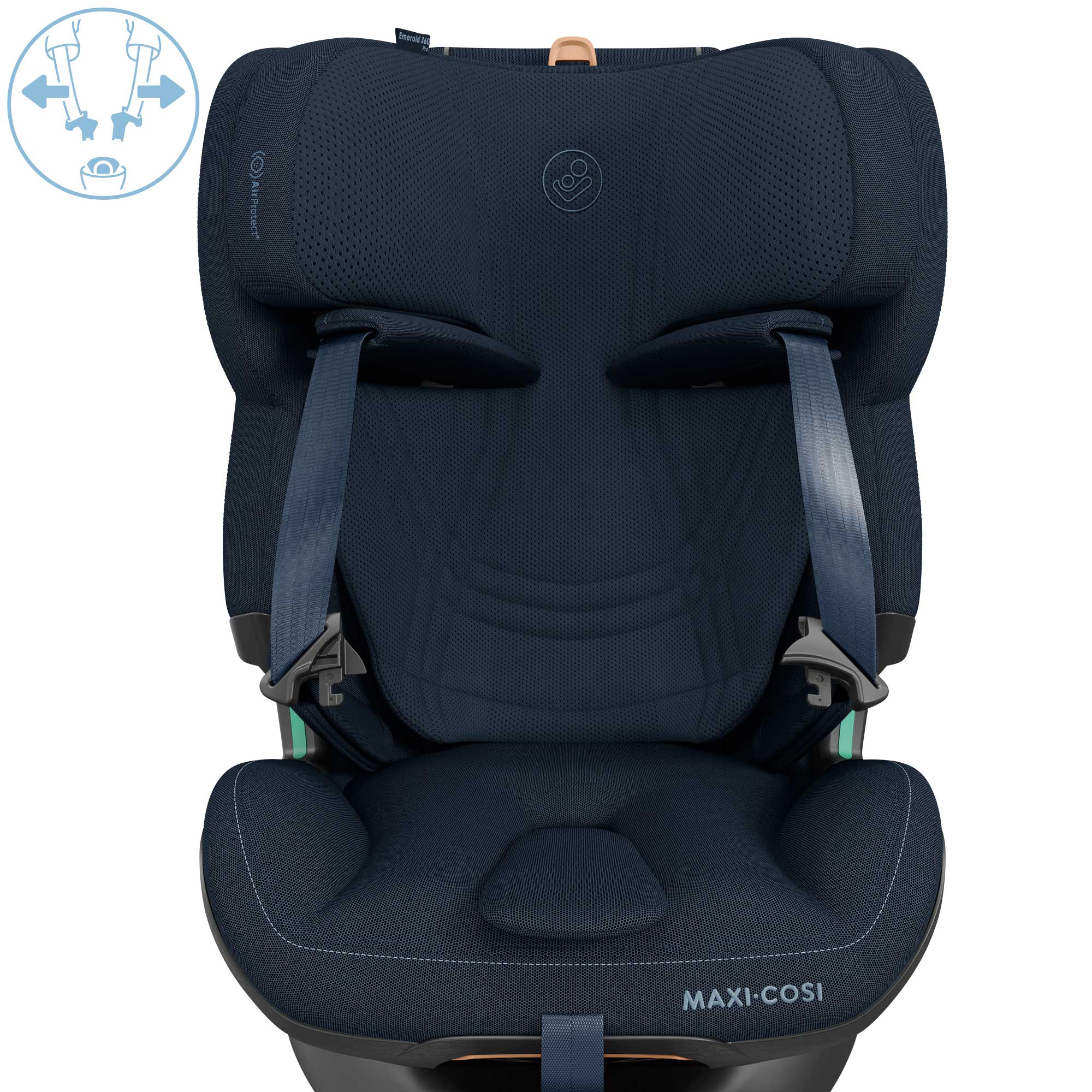maxi cosi car seat blue Maxi-Cosi Emerald 360 Pro Car Seat in Authentic Blue