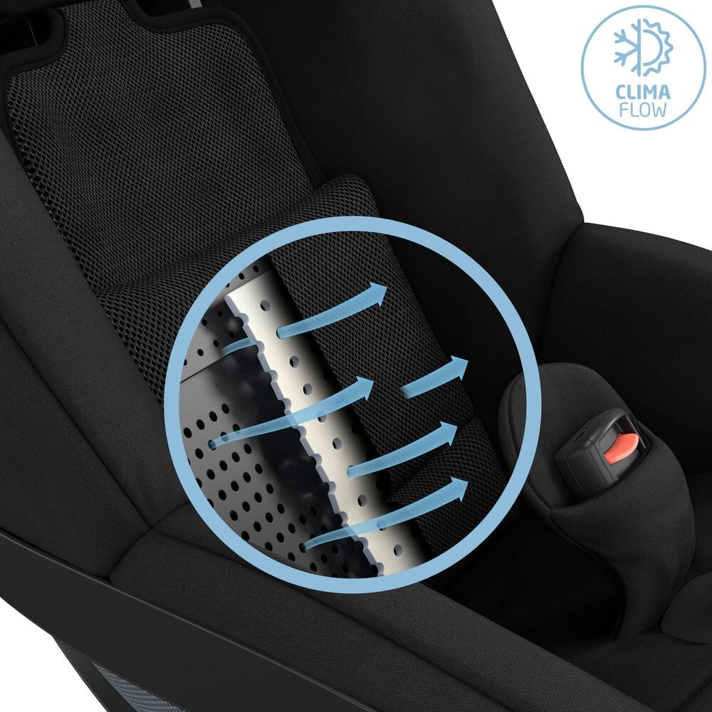 Maxi-Cosi Pearl 360 & Family Fix 360 Base Bundle Authentic Black Toddler Car Seats 8340-AUT-BLK 8712930170310
