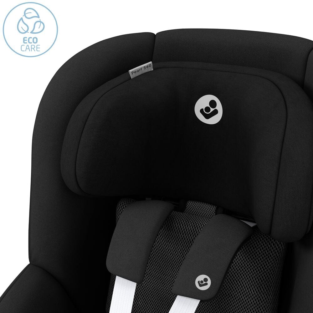 Maxi-Cosi Pearl 360 & Family Fix 360 Base Bundle Authentic Black Toddler Car Seats 8340-AUT-BLK 8712930170310