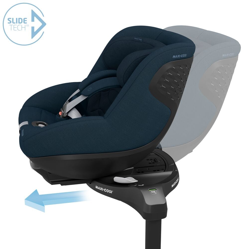 maxi cosi slide tech Maxi-Cosi Pearl 360 Pro in Authentic Blue