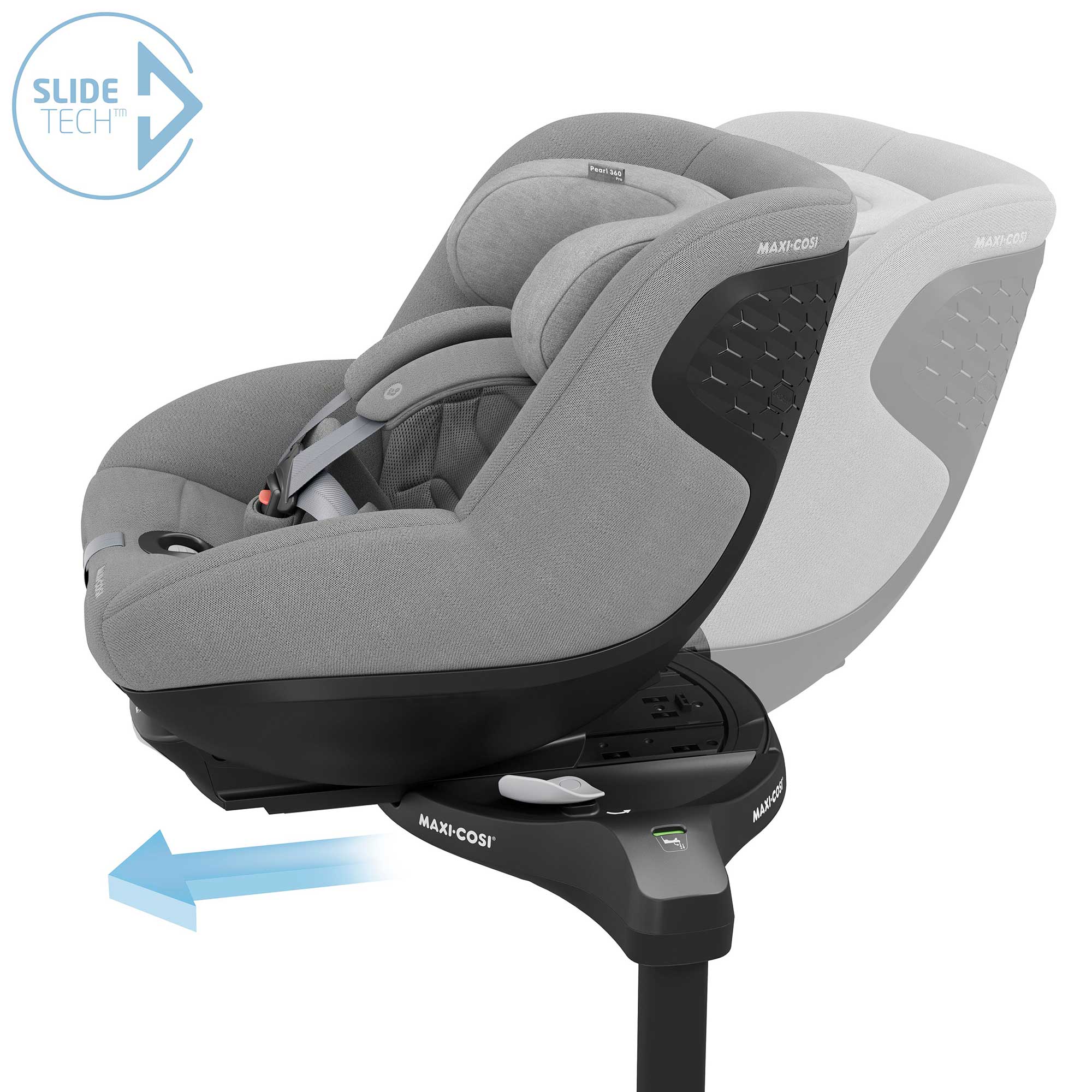Maxi-Cosi Pearl 360 Pro in Authentic Grey 2 Toddler Car Seats 8053510111 8712930009344