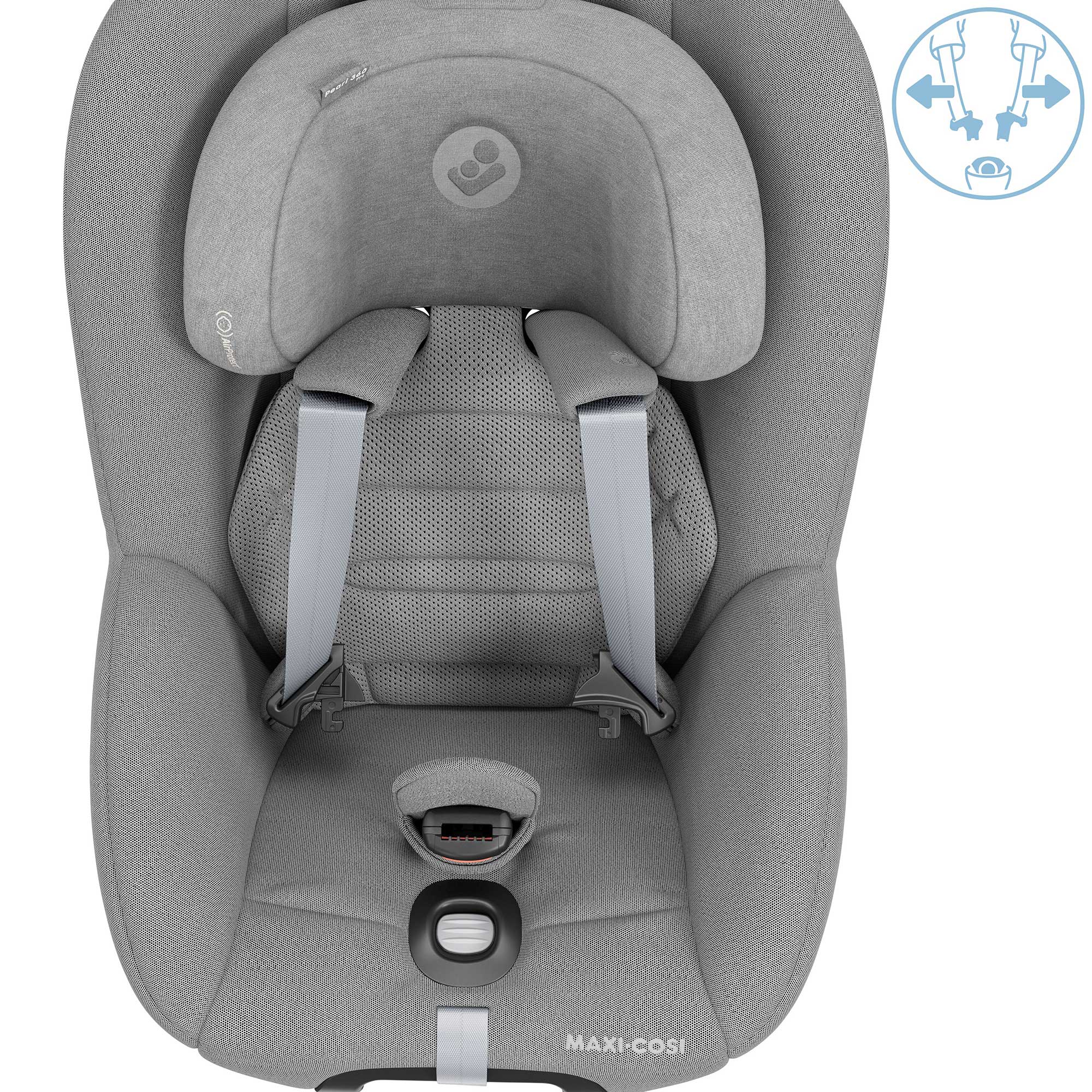 Maxi-Cosi Pearl 360 Pro in Authentic Grey 2 Toddler Car Seats 8053510111 8712930009344