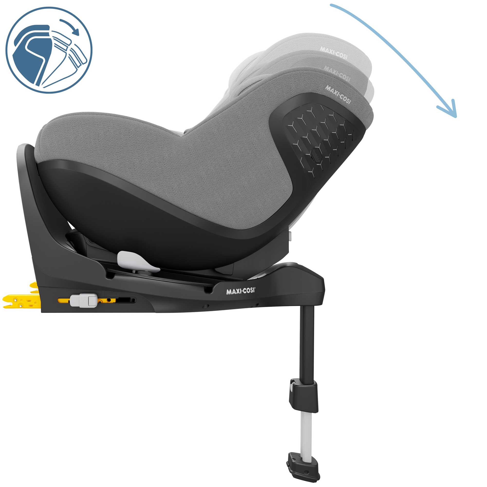 Maxi-Cosi Pearl 360 Pro in Authentic Grey 2 Toddler Car Seats 8053510111 8712930009344
