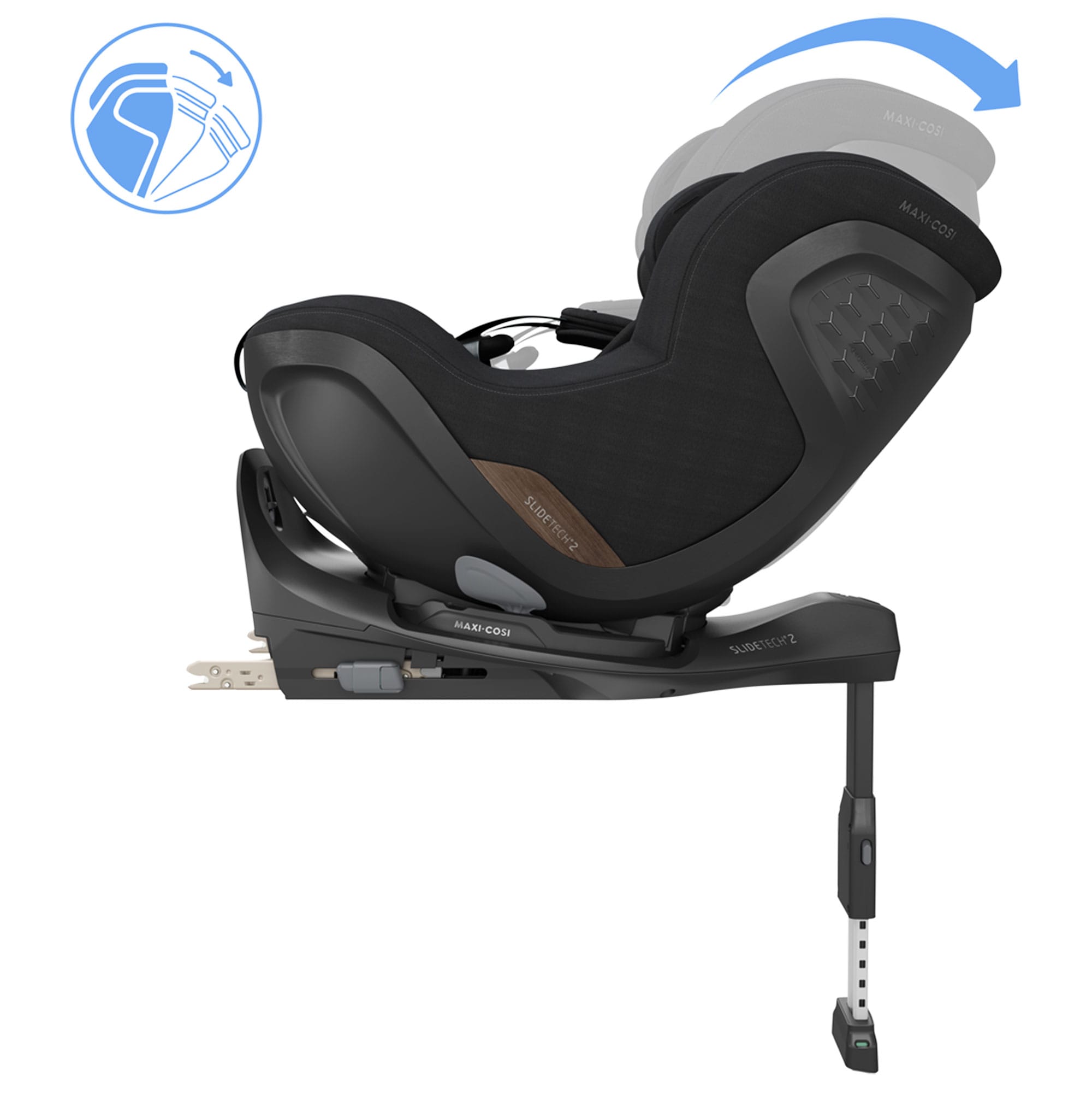 Maxi-Cosi Pearl Slide Pro in Authentic Black Toddler Car Seats