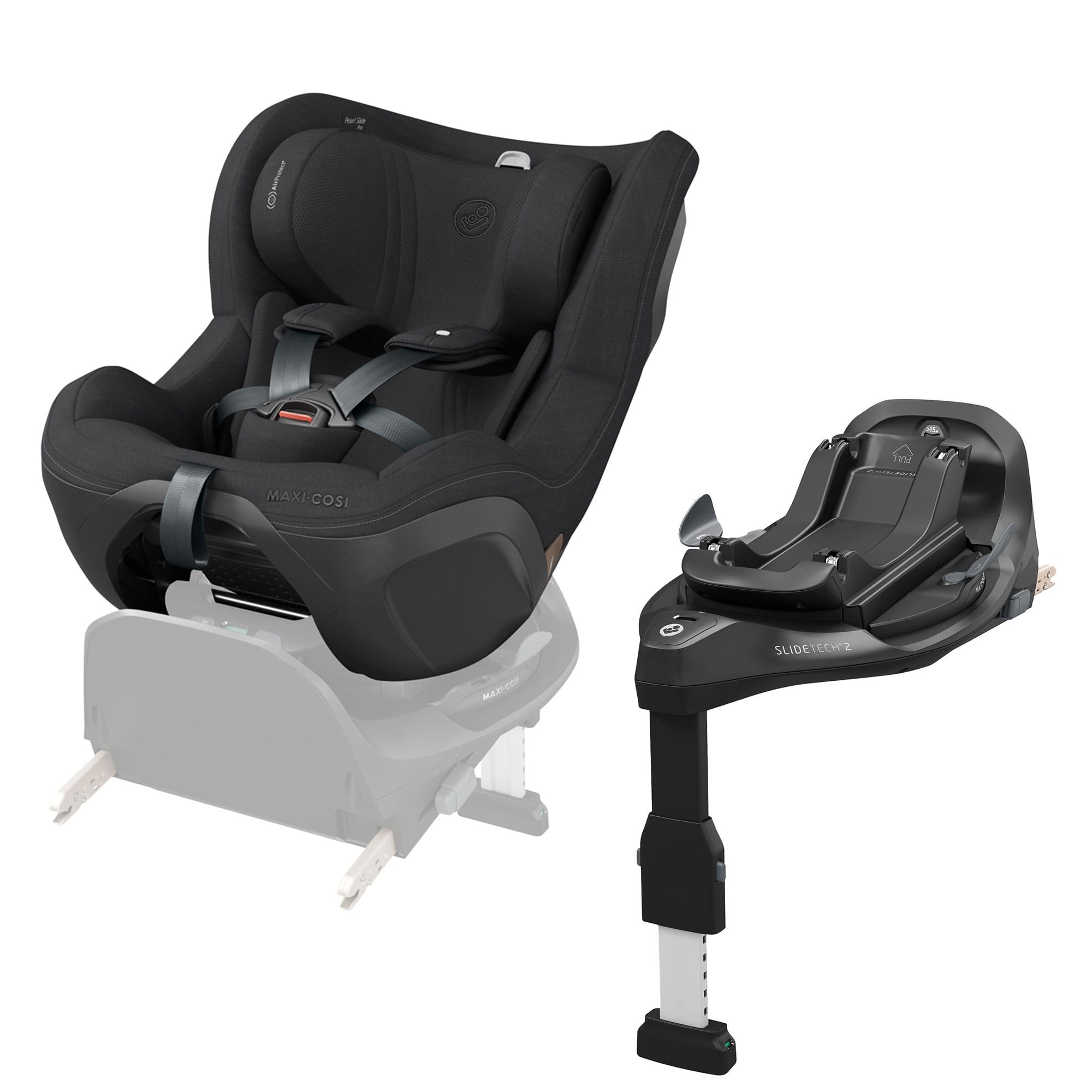Maxi-Cosi Pearl Slide Pro in Authentic Black Toddler Car Seats 8638671110-1 8712930187509