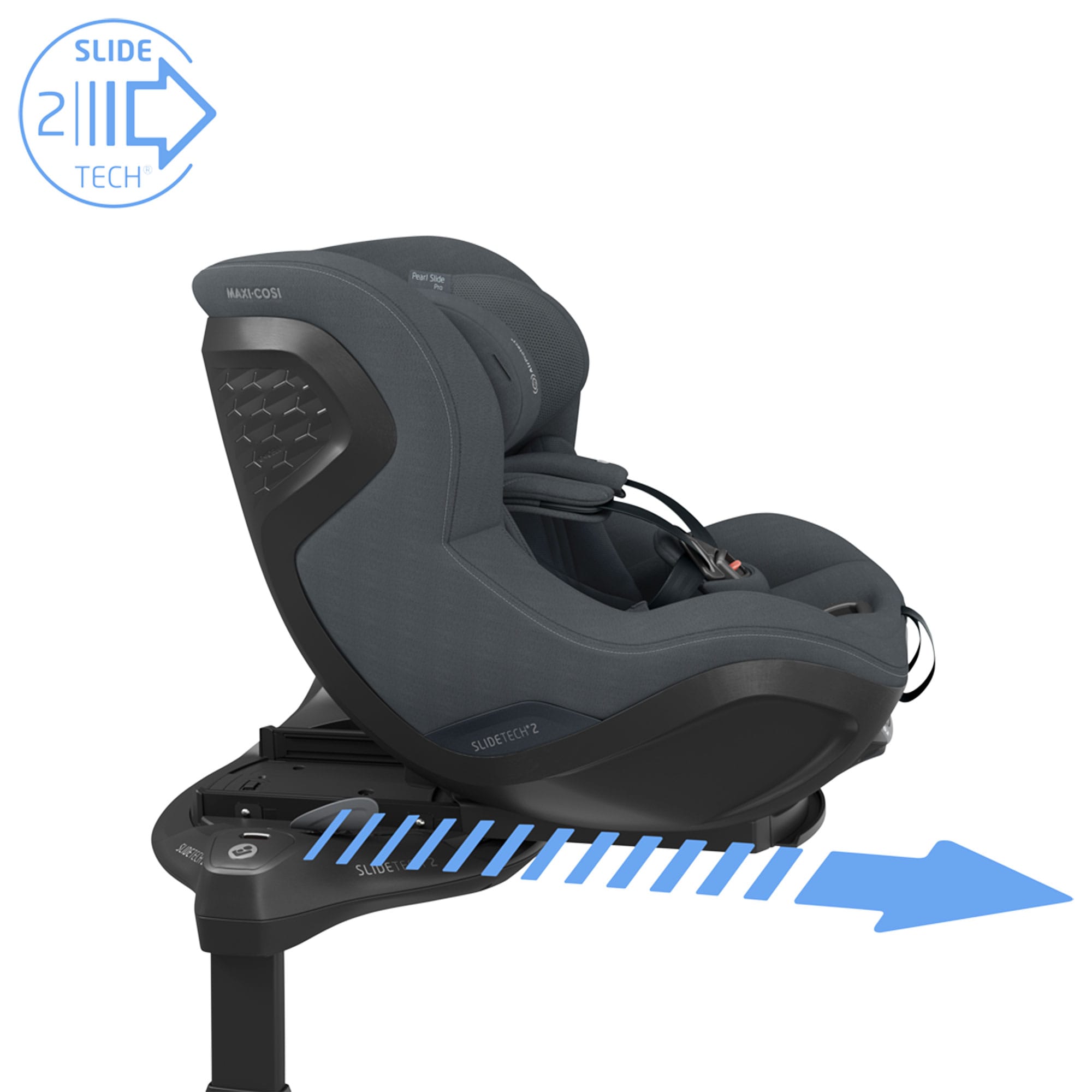 Maxi-Cosi Pearl Slide Pro in Authentic Graphite Toddler Car Seats