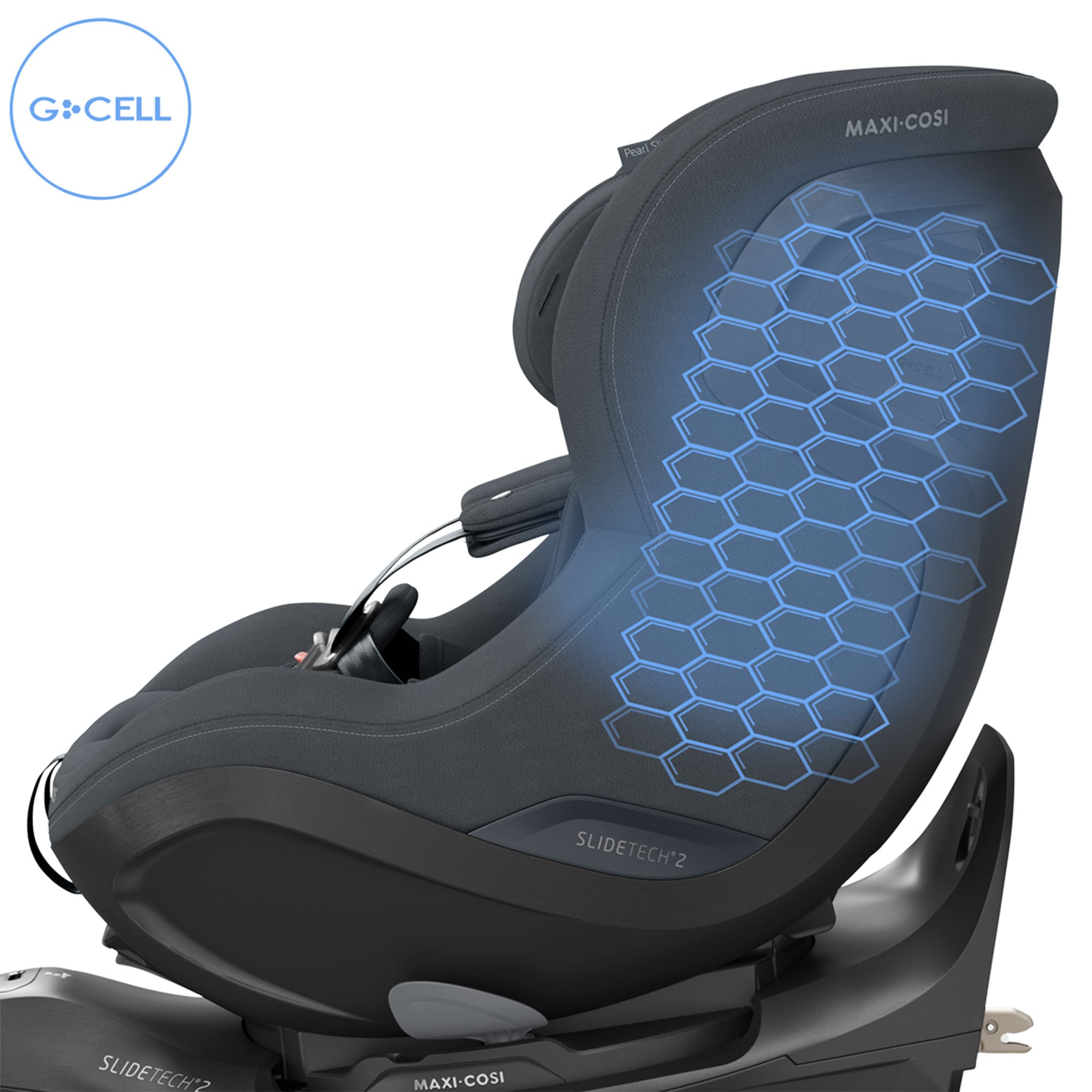 Maxi-Cosi Pearl Slide Pro in Authentic Graphite Toddler Car Seats
