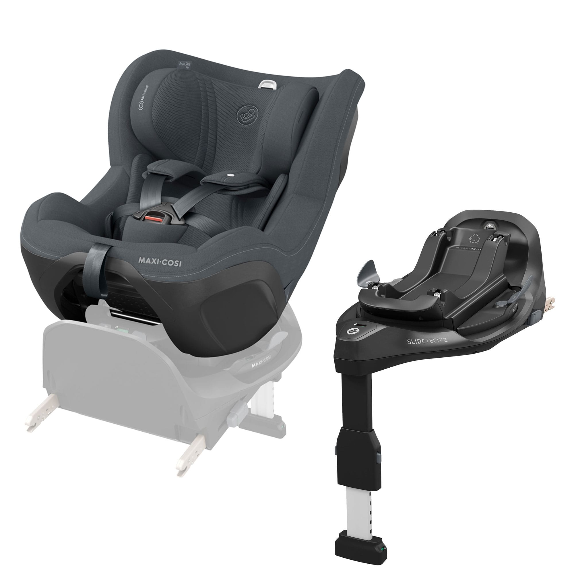 Maxi-Cosi Pearl Slide Pro in Authentic Graphite Toddler Car Seats 8638550110-1 8712930187516