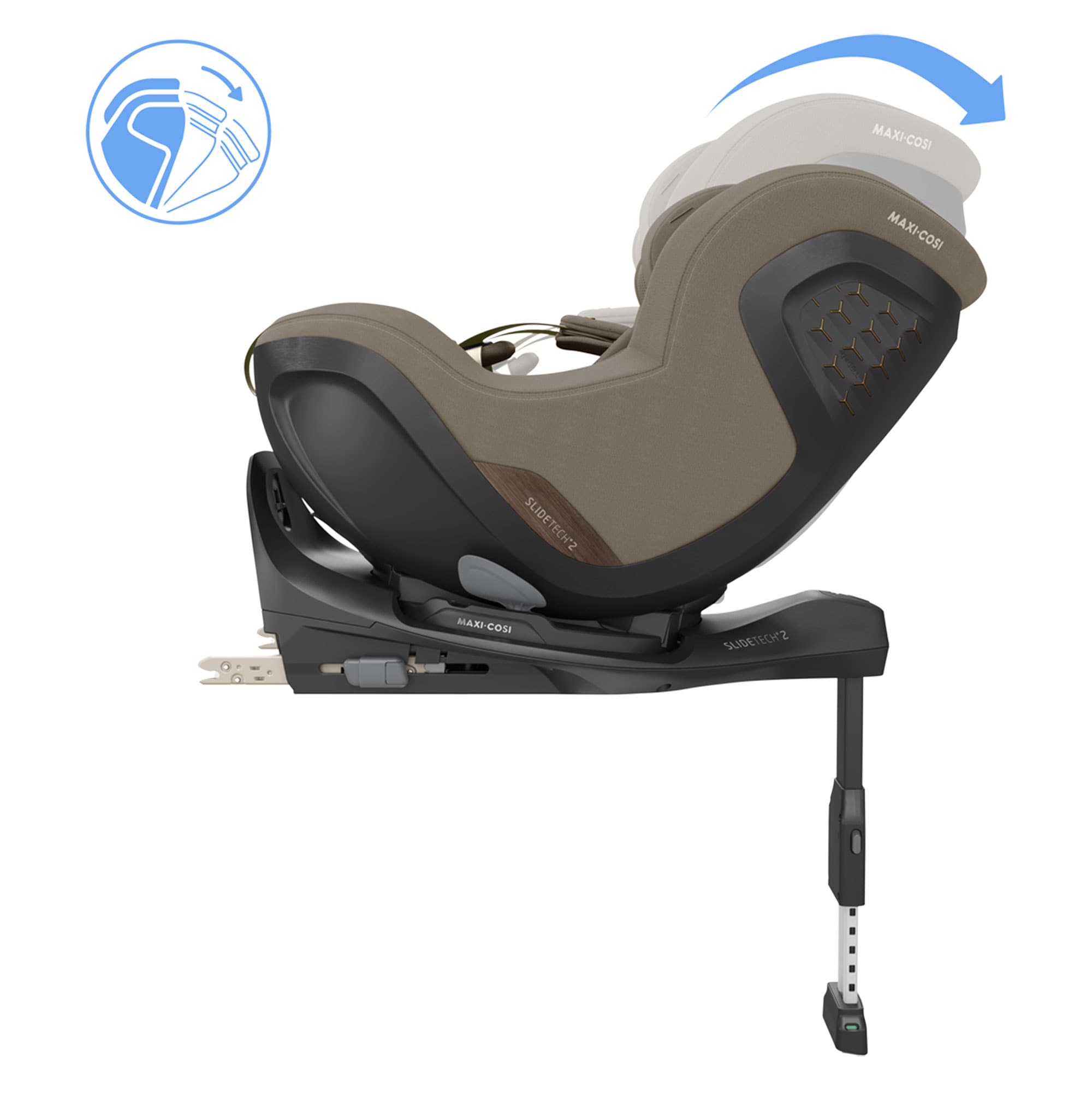 Maxi-Cosi Pearl Slide Pro in Authentic Truffle Toddler Car Seats