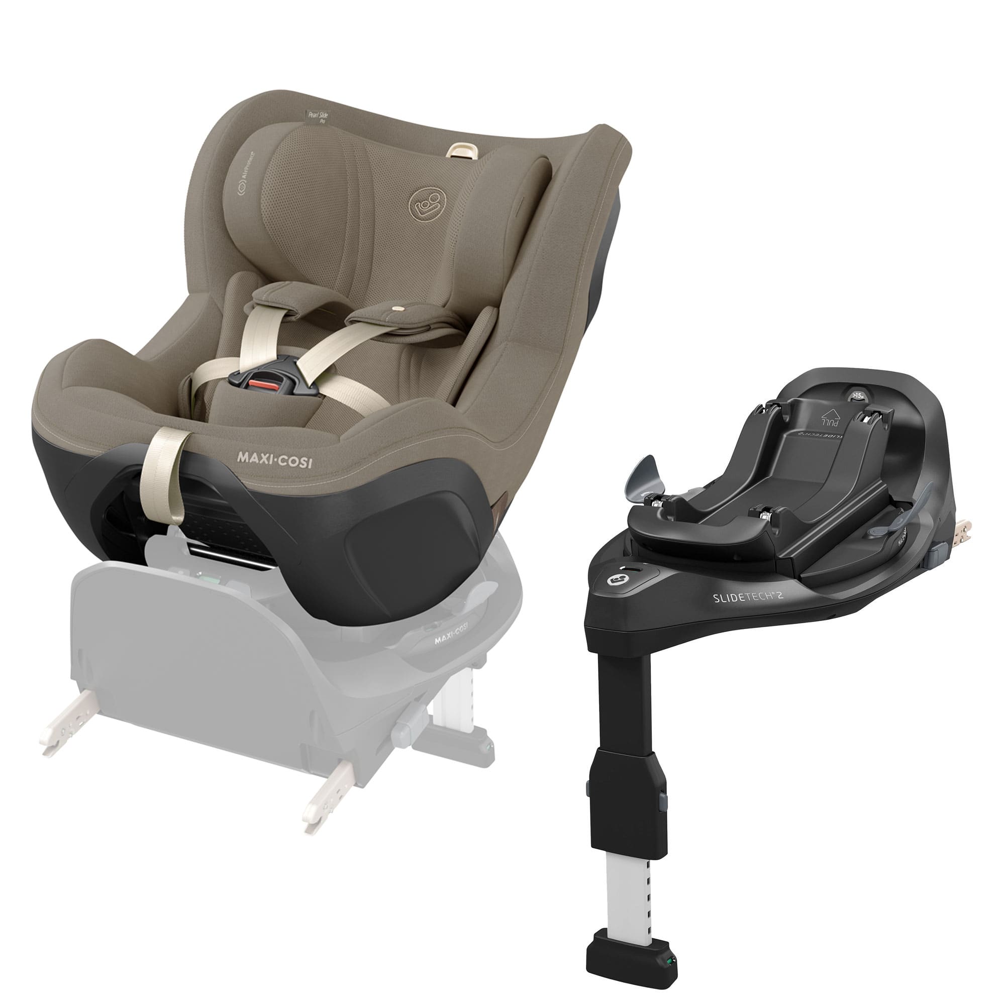 Maxi-Cosi Pearl Slide Pro in Authentic Truffle Toddler Car Seats 8638251110-1 8712930187523