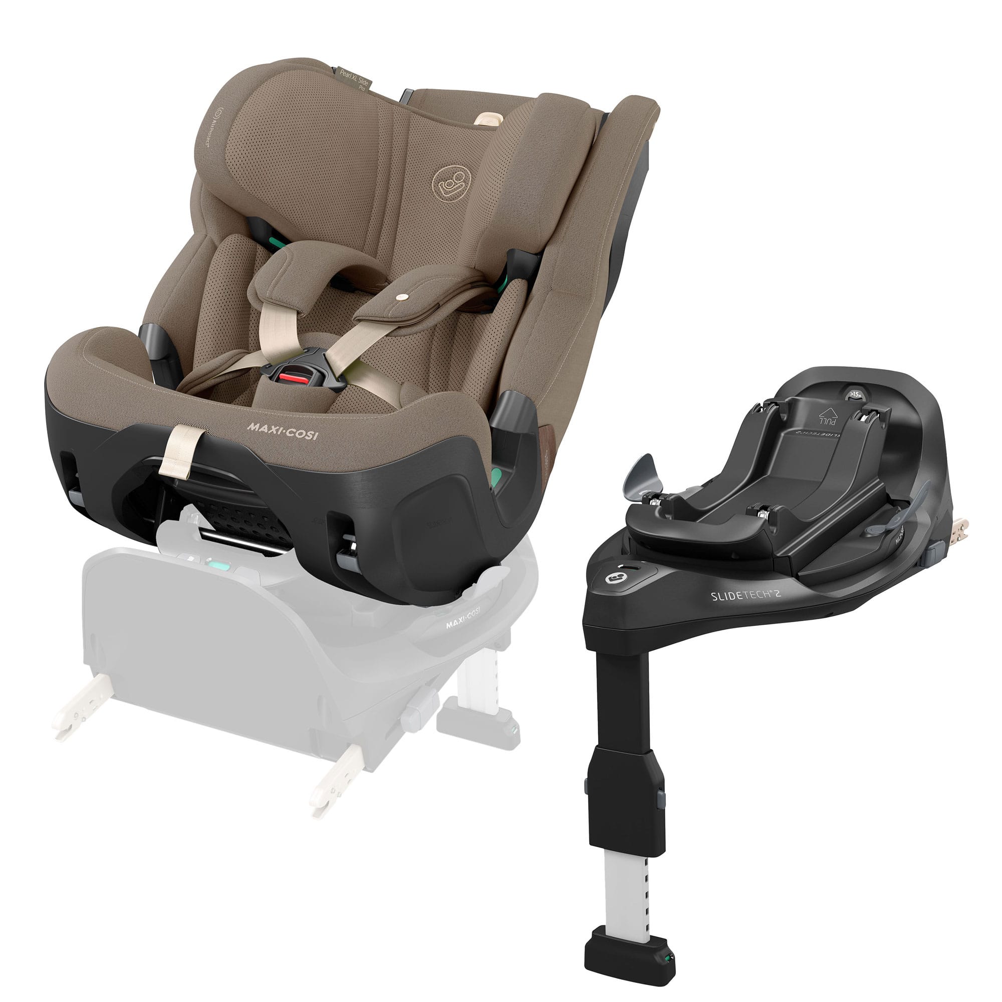 Maxi-Cosi Pearl XL Slide Pro in Authentic Truffle Toddler Car Seats 8623251110-1 8712930022282