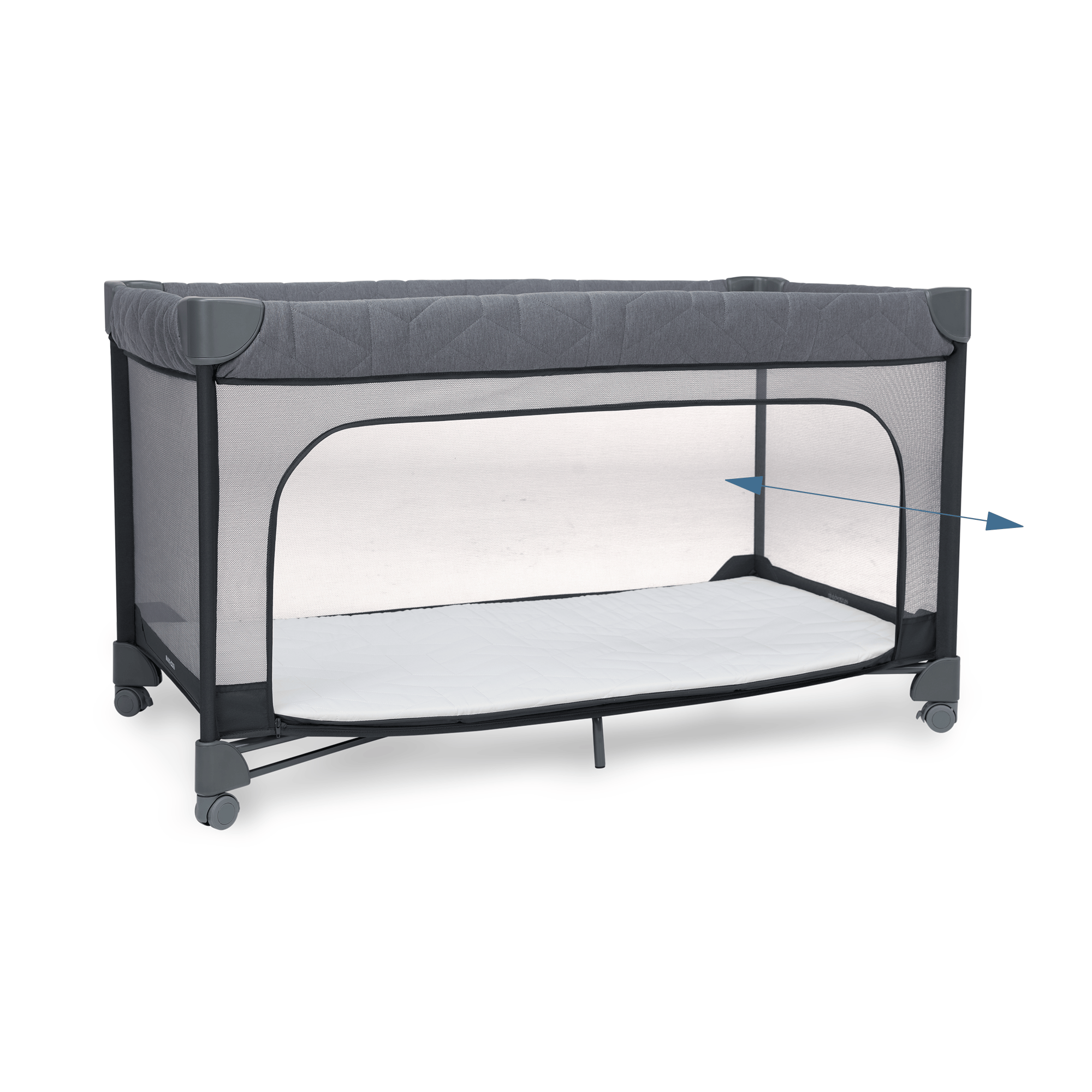 Maxi-Cosi Merlin Travel Cot in Elegance Graphite Travel Cots