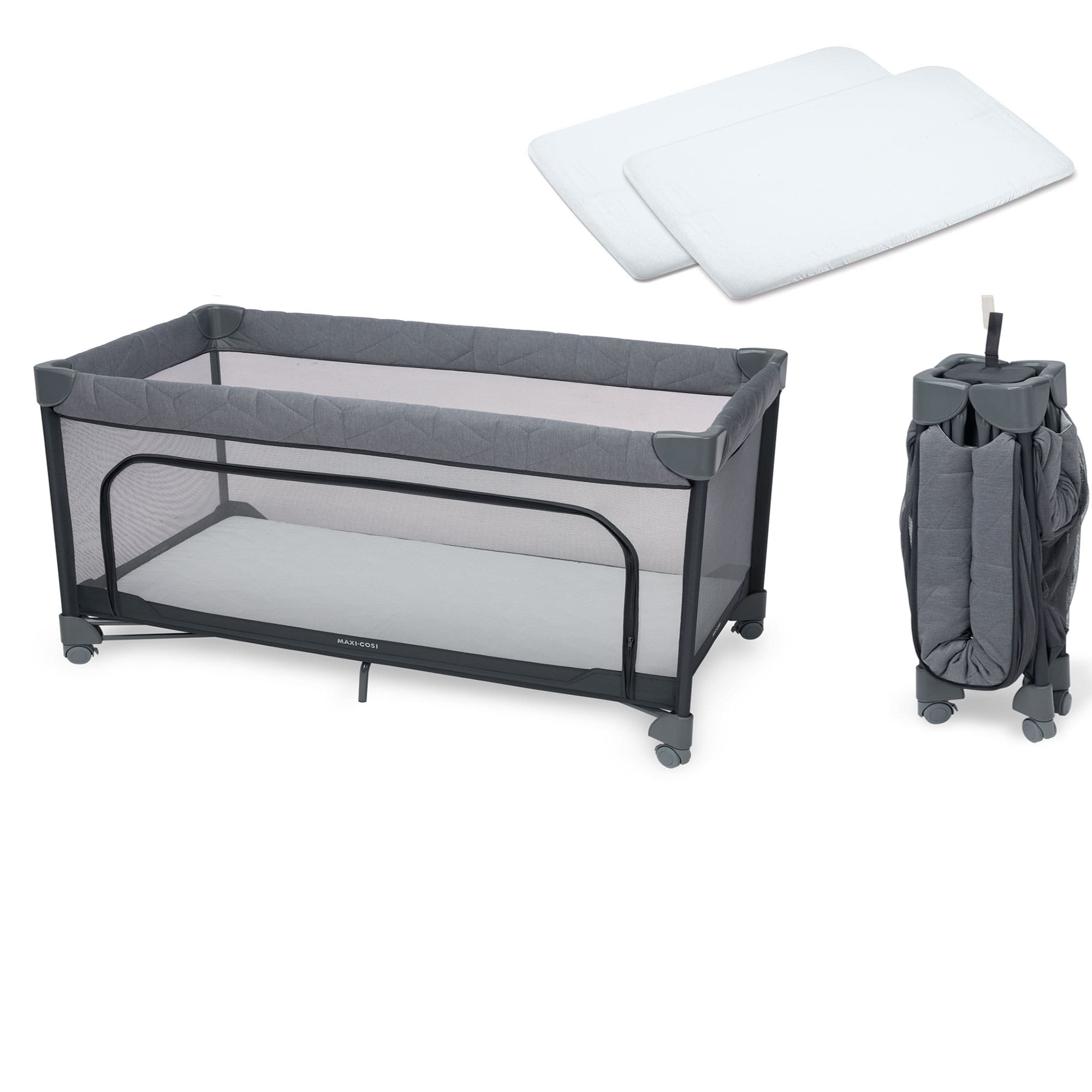 Maxi-Cosi Merlin Travel Cot in Elegance Graphite Travel Cots 2611158111-1 3220660012794