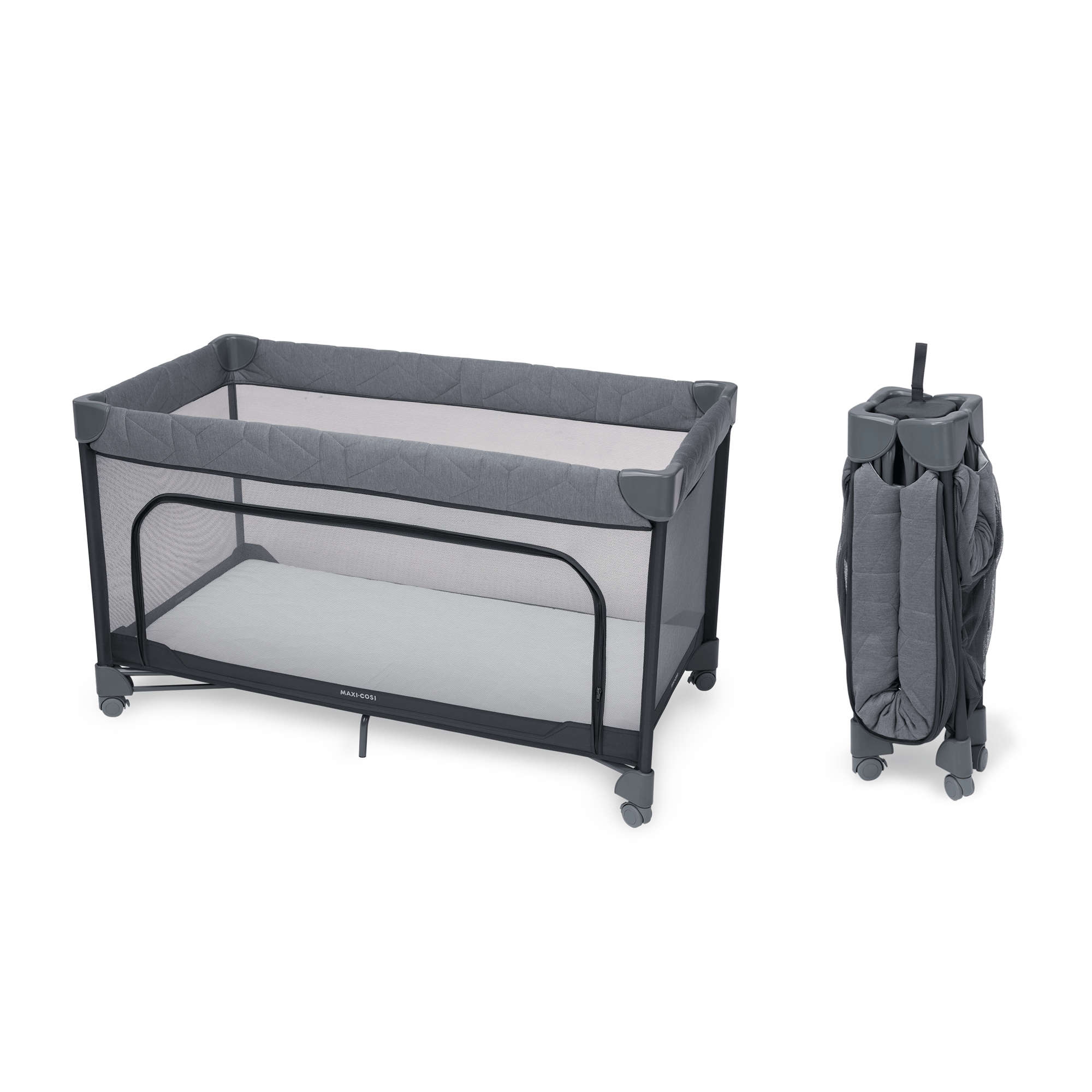 Maxi-Cosi Merlin Travel Cot in Elegance Graphite Travel Cots 2611158111 3220660012794