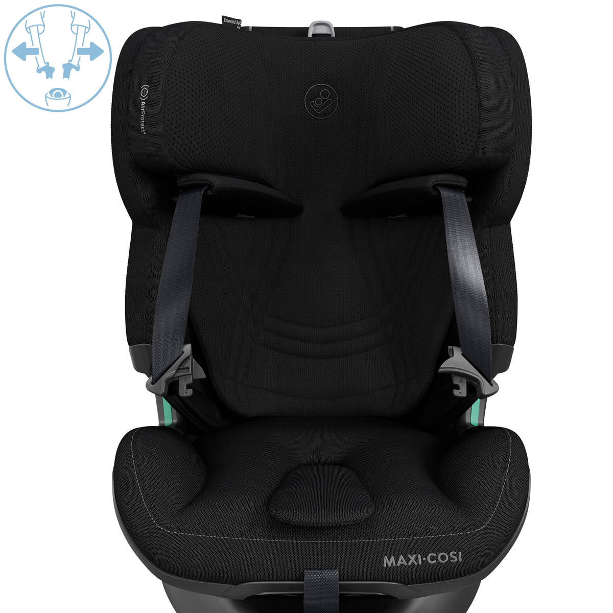 Maxi-Cosi Fame 8 Piece Emerald 360 Pro Bundle in Onyx Black Travel Systems KF10000230 8720291004175