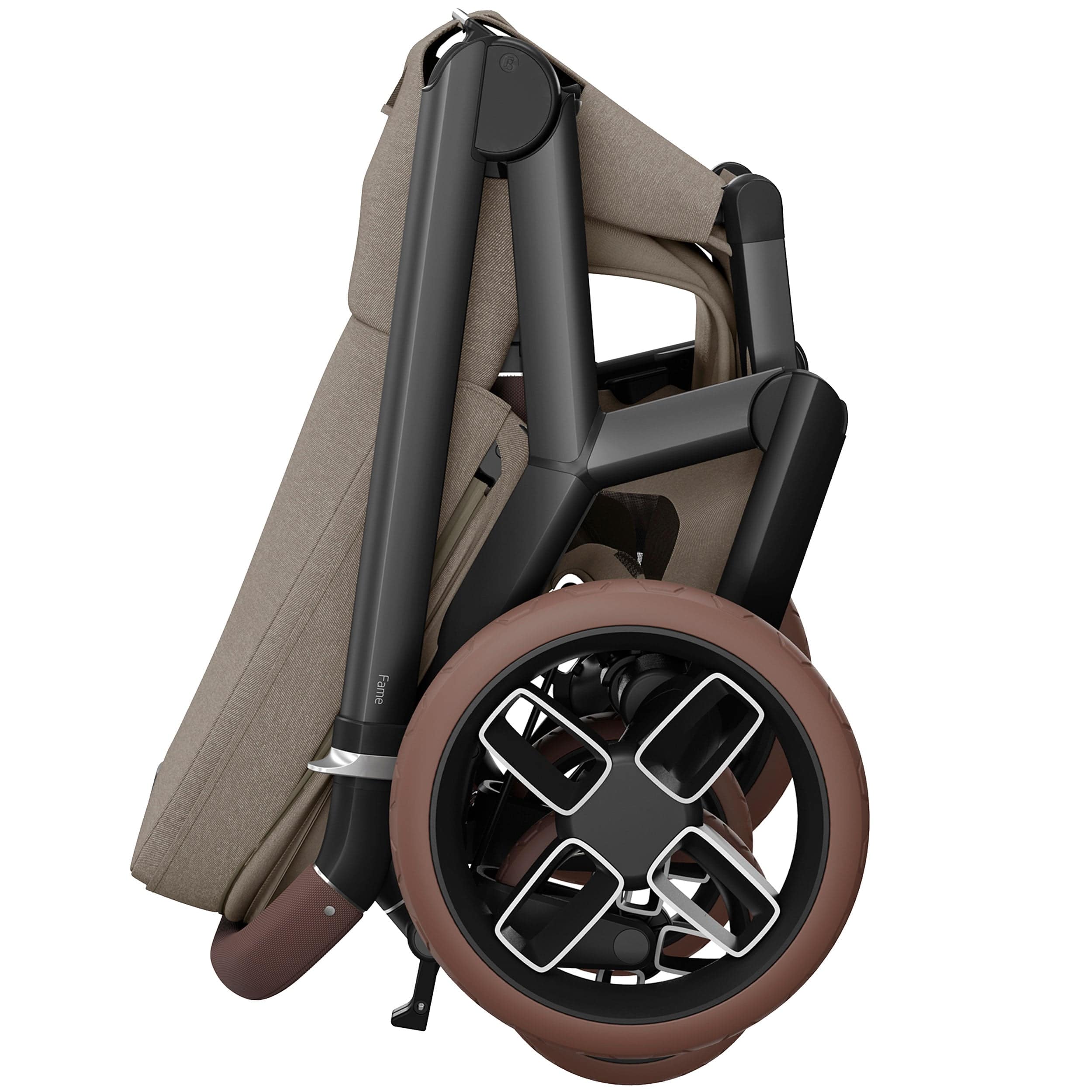 Maxi-Cosi FAME 9 Piece Complete Bundle in Twillic Truffle (Brown Wheels) Travel Systems KF69500000