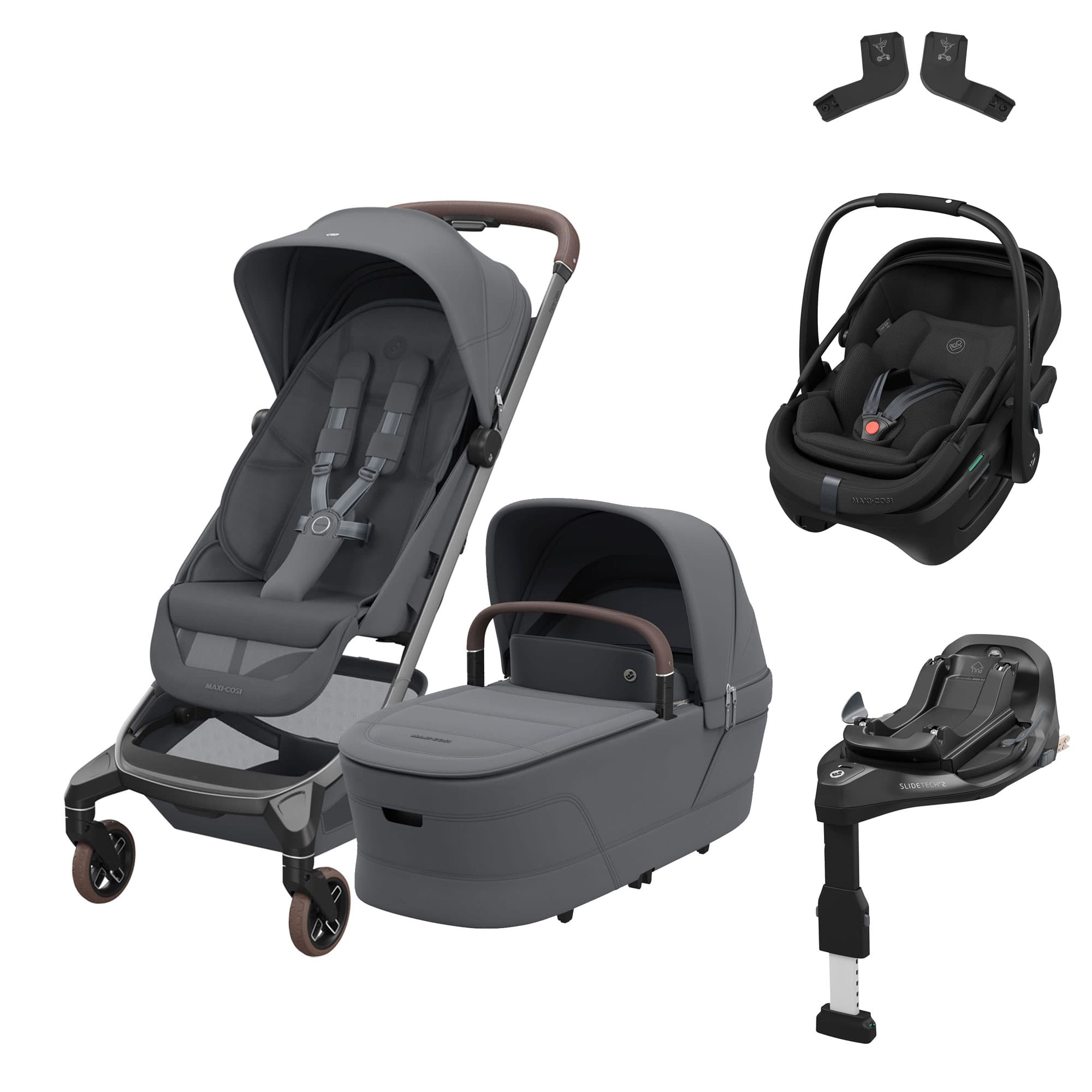 Maxi-Cosi Fame Cabin Zero G Bundle in Moon Graphite Travel Systems KF10000215-1 8720291001815